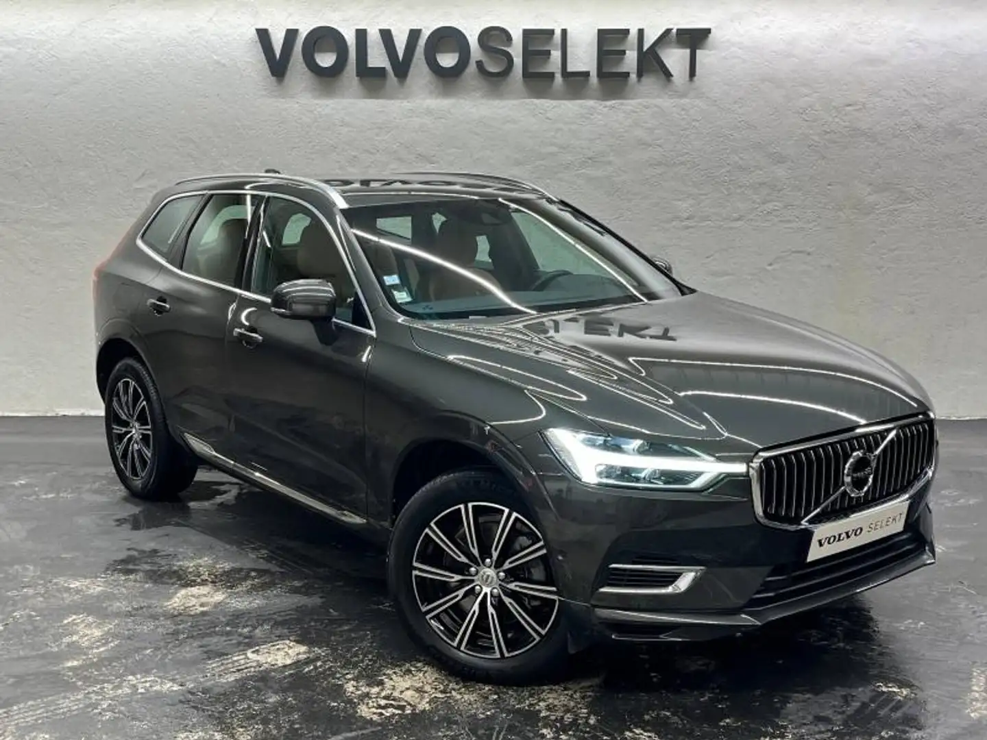Volvo XC60 T8 Twin Engine 320 + 87ch Inscription Luxe Geartronic Gris - 2