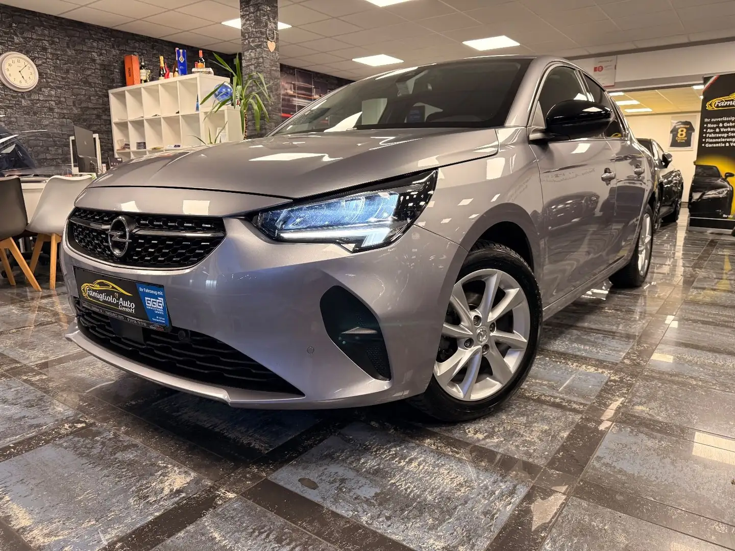 Opel Corsa F Elegance/Teilleder/LED/Kamera/Spurhalte/ Gris - 1