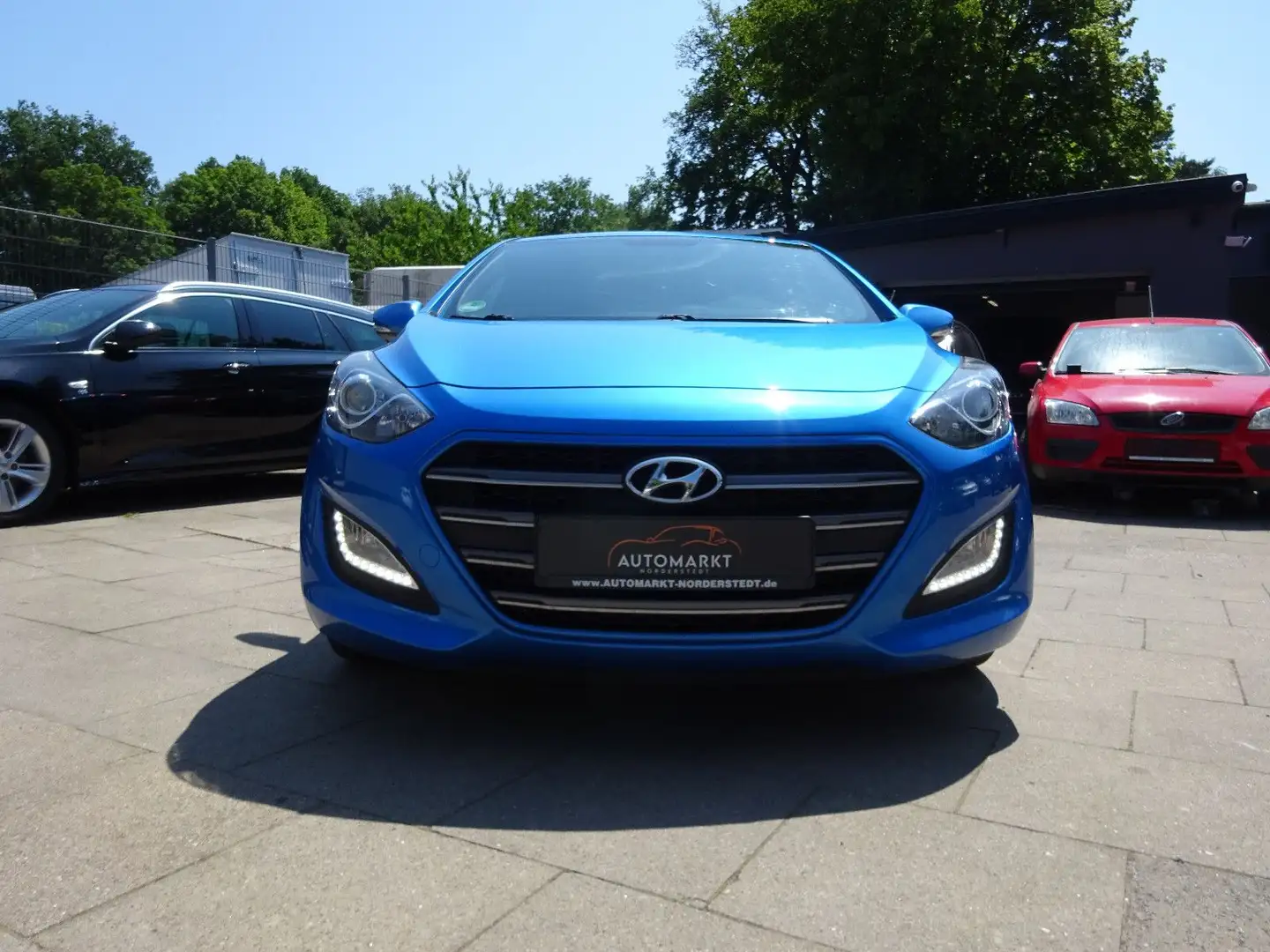 Hyundai i30 blue Passion/1-Hand/SHZ/LHZ/Klimaa Blauw - 2