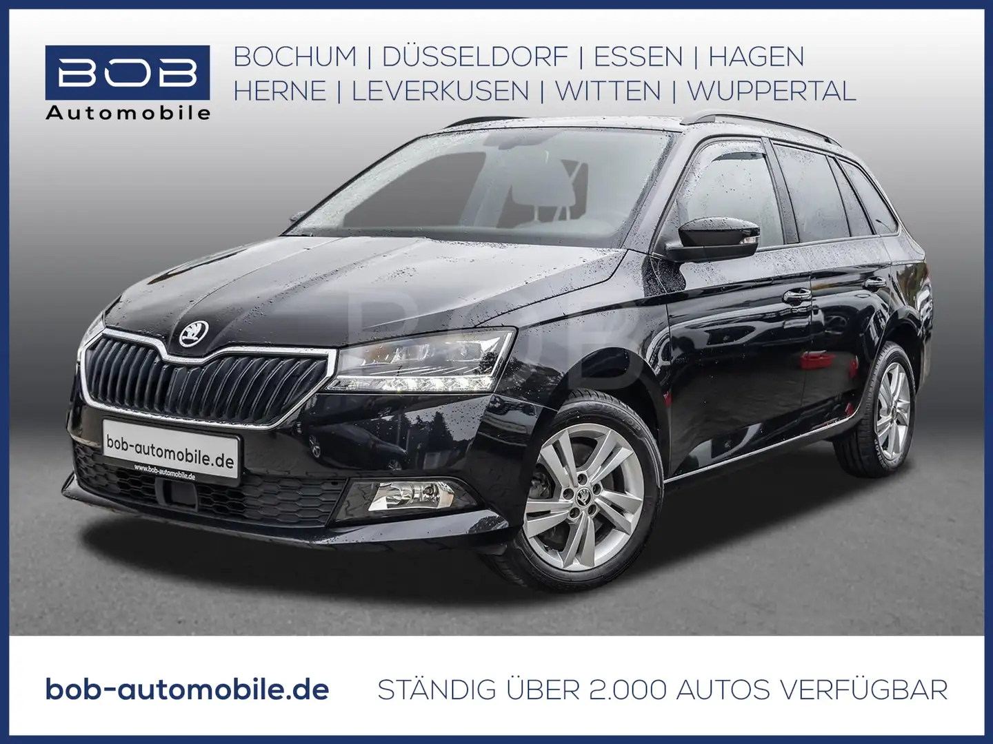 Skoda Fabia Combi 1.0 TSI Style  SHZ PDC KLIMA ZV USB Noir - 1