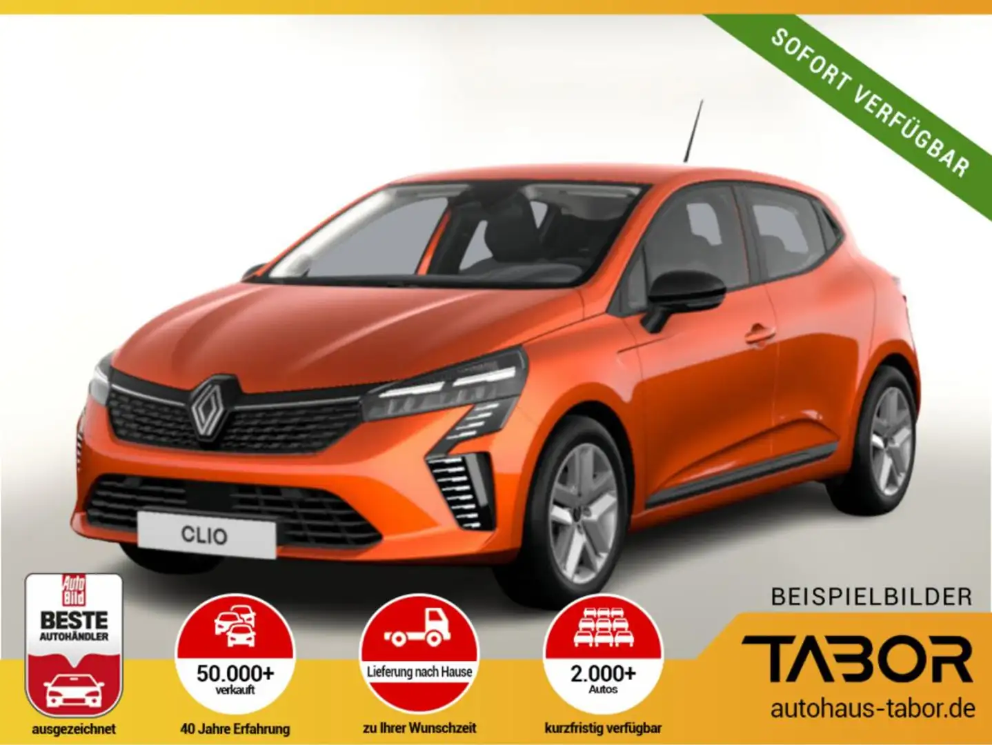 Renault Clio Evolution TCe 100 LPG Kam SHZ PDC Orange - 2