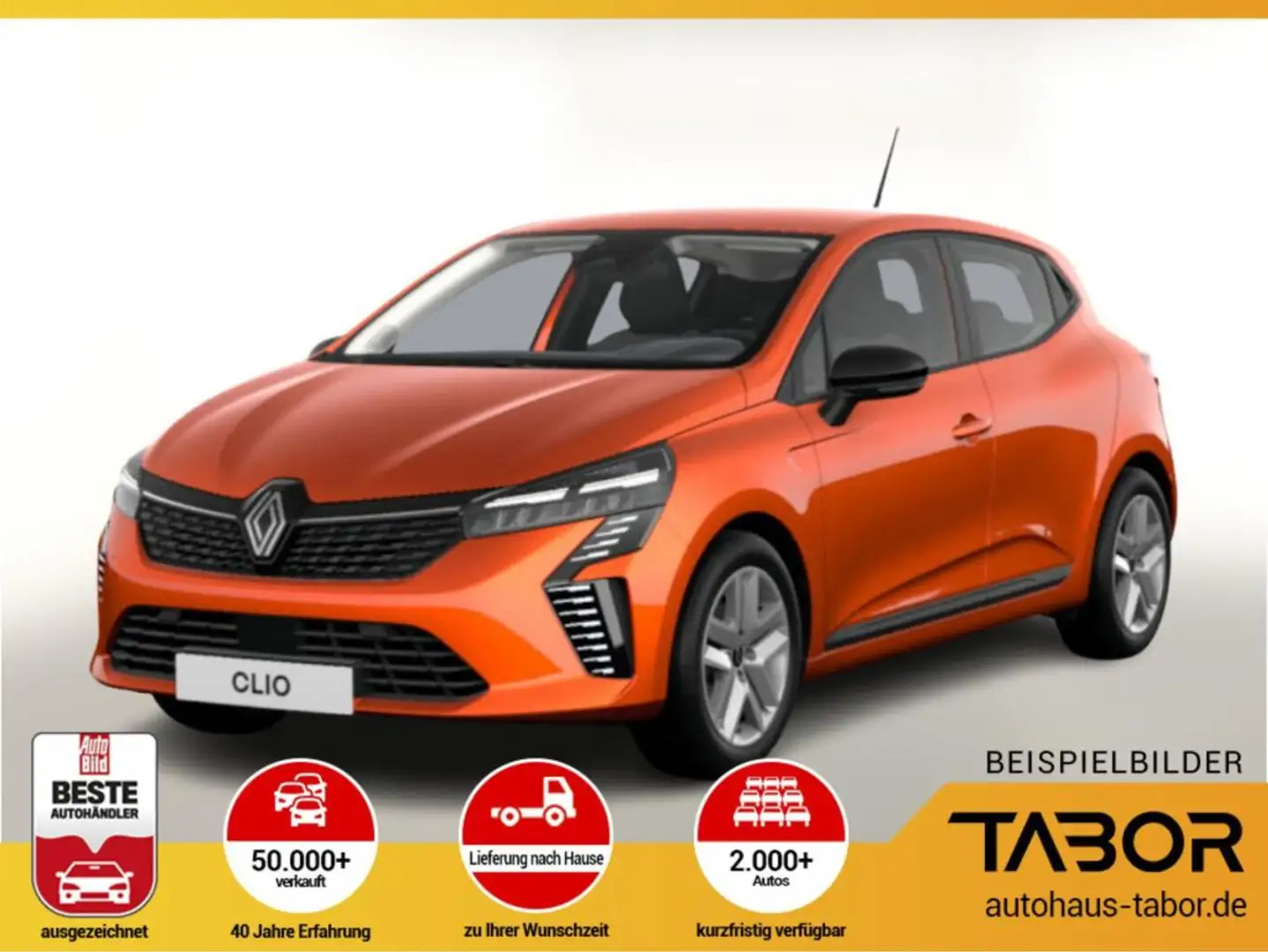 Renault Clio Evolution TCe 100 LPG Kam SHZ PDC Orange - 1