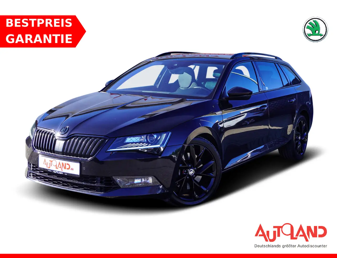Skoda Superb Combi 2.0 Sportline 4x4 Navi ACC Kamera Noir - 1