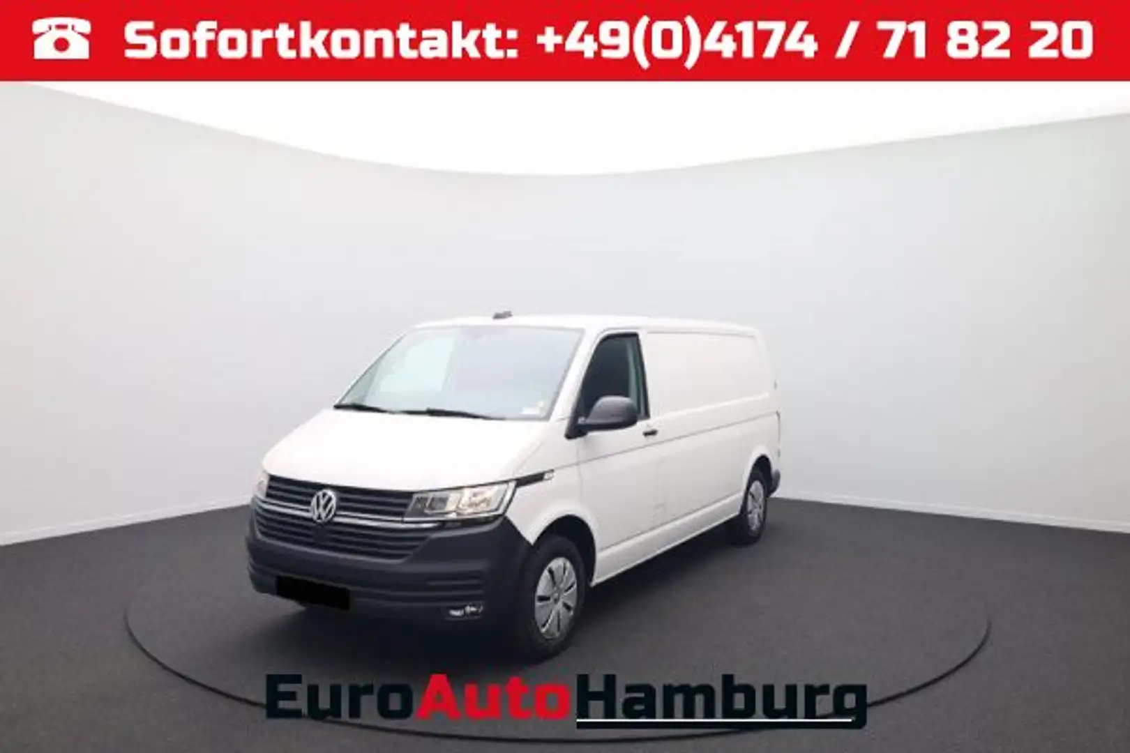 Volkswagen Transporter 6.1 L2 2.0 TDi 110PS Langer Radstand 2-Sitzer Navi Blanc - 1
