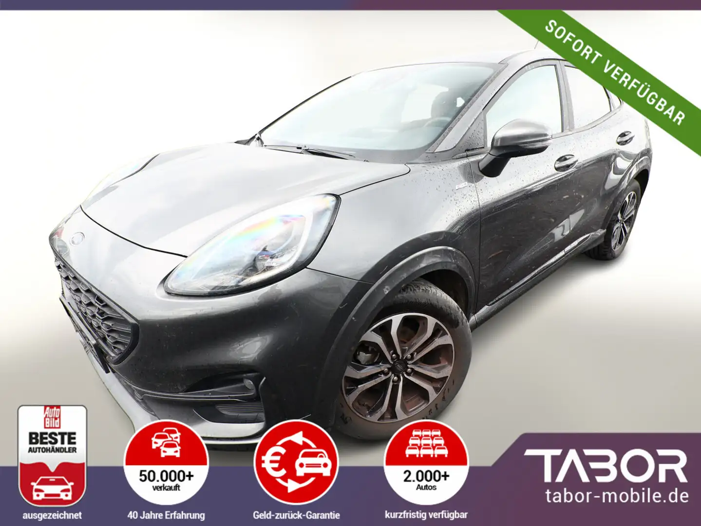 Ford Puma 1.0 EcoBoost 125 ST-Line LED Nav PDC SHZ Grau - 1