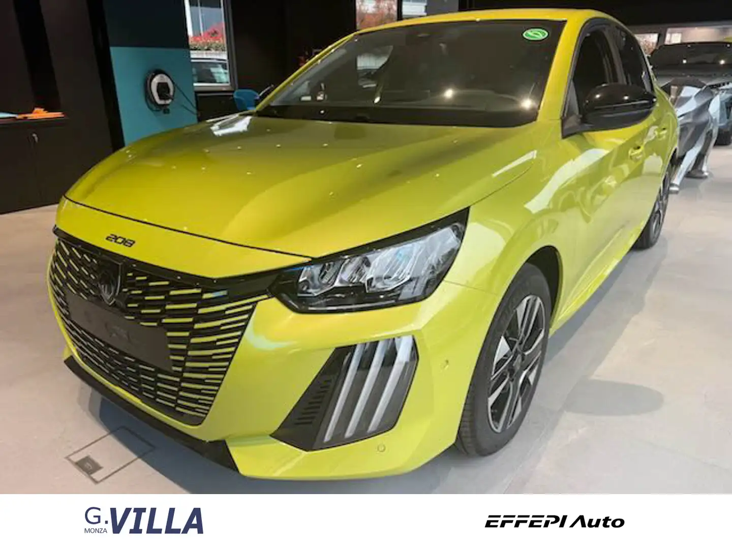 Peugeot 208 e- ALLURE - Motore Elettrico 136cv (100kW) Giallo - 1