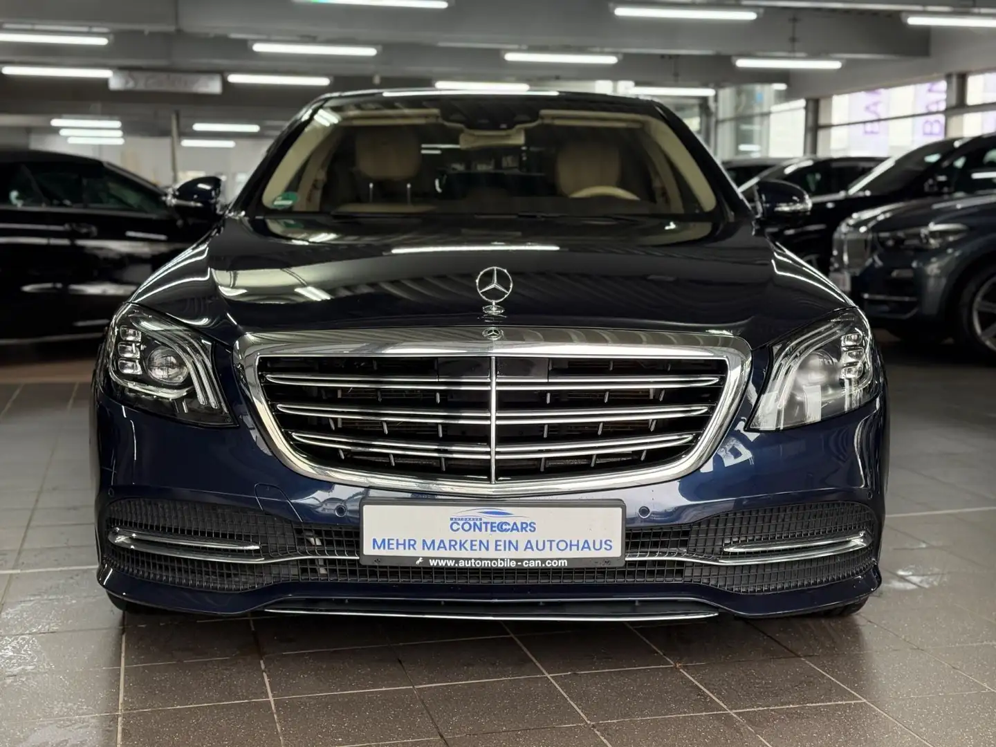 Mercedes-Benz S 560 Limousine 4M Park-Paket Remote+HuD+BUR Blau - 2