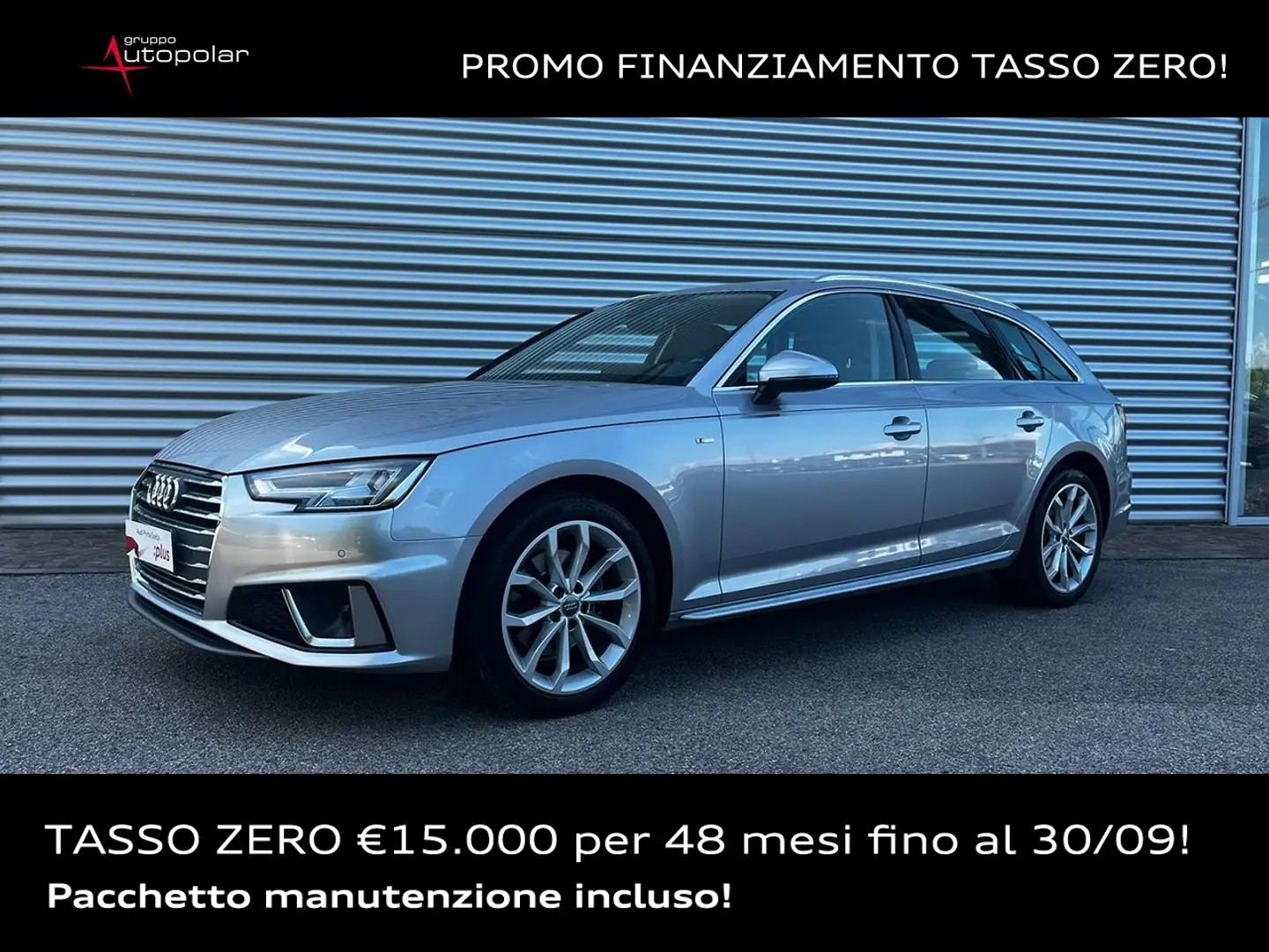 Audi A4 AVANT 35 TDI S-TRONIC S LINE EDITION Argento - 1