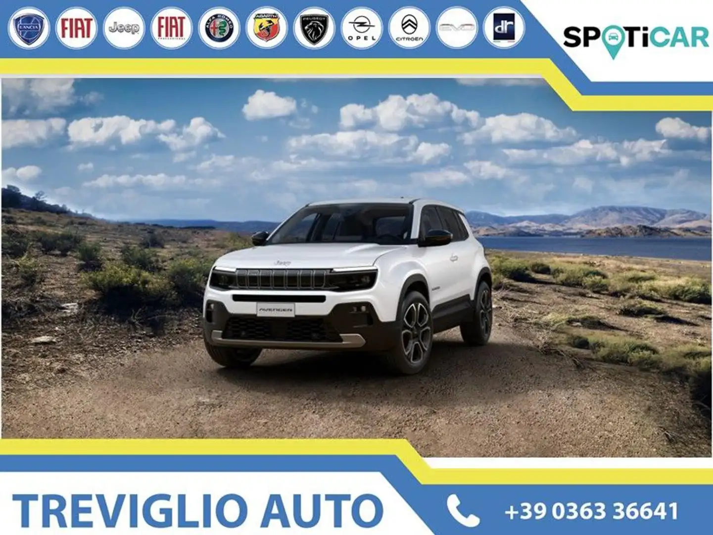 Jeep Avenger 1.2 Turbo MHEV Summit PACK WINTER Білий - 1