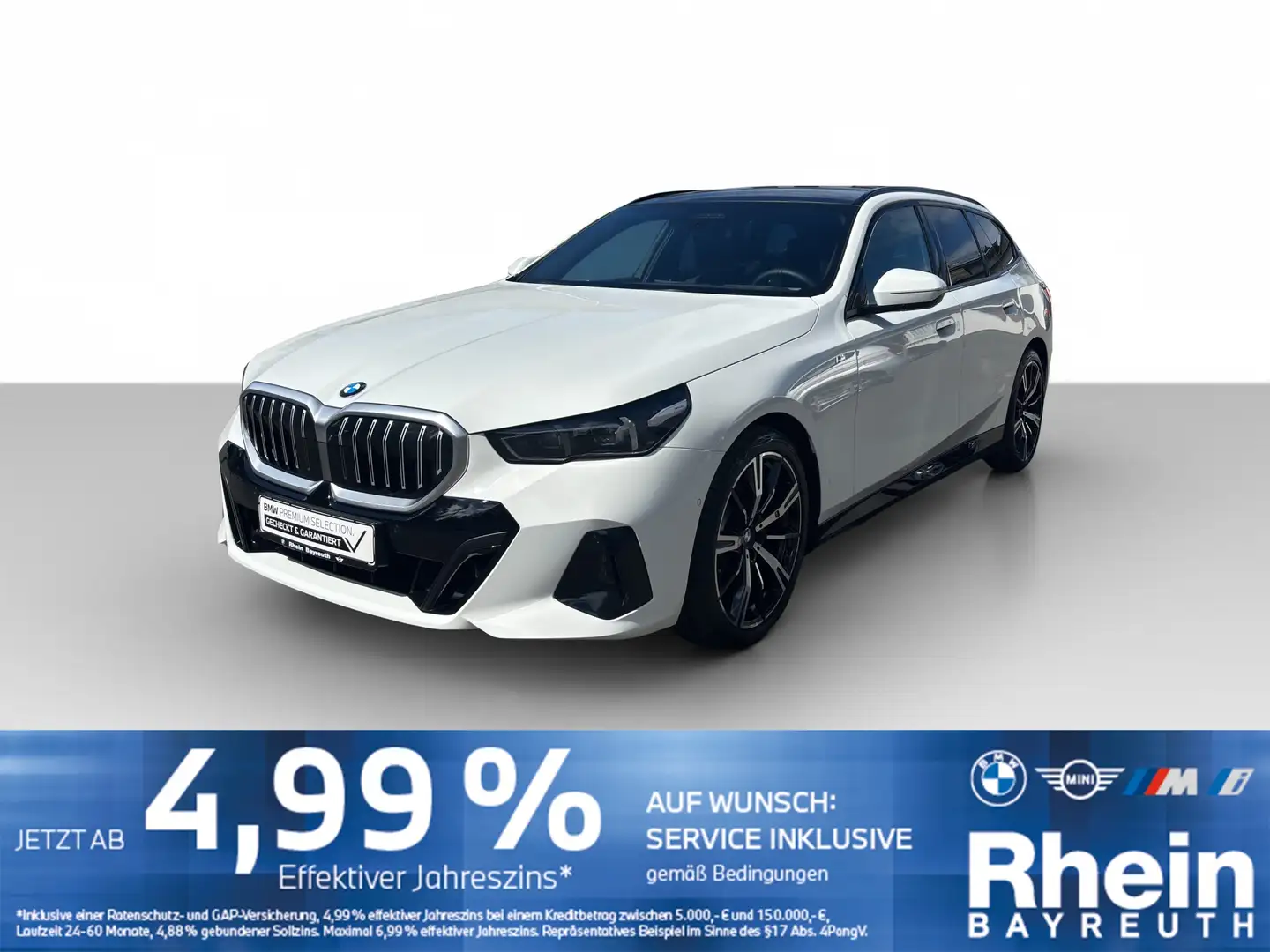 BMW 520 d xDrive Touring M Sport Navi AdapLED GSD Navi Ada Weiß - 1
