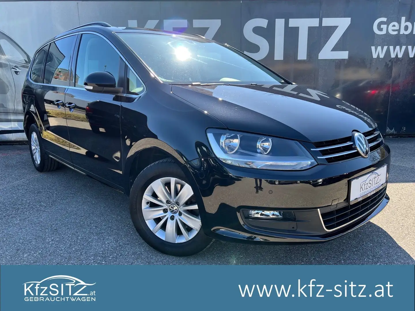 Volkswagen Sharan Comfortline 2,0 TDI DSG 7 Sitze Schwarz - 1