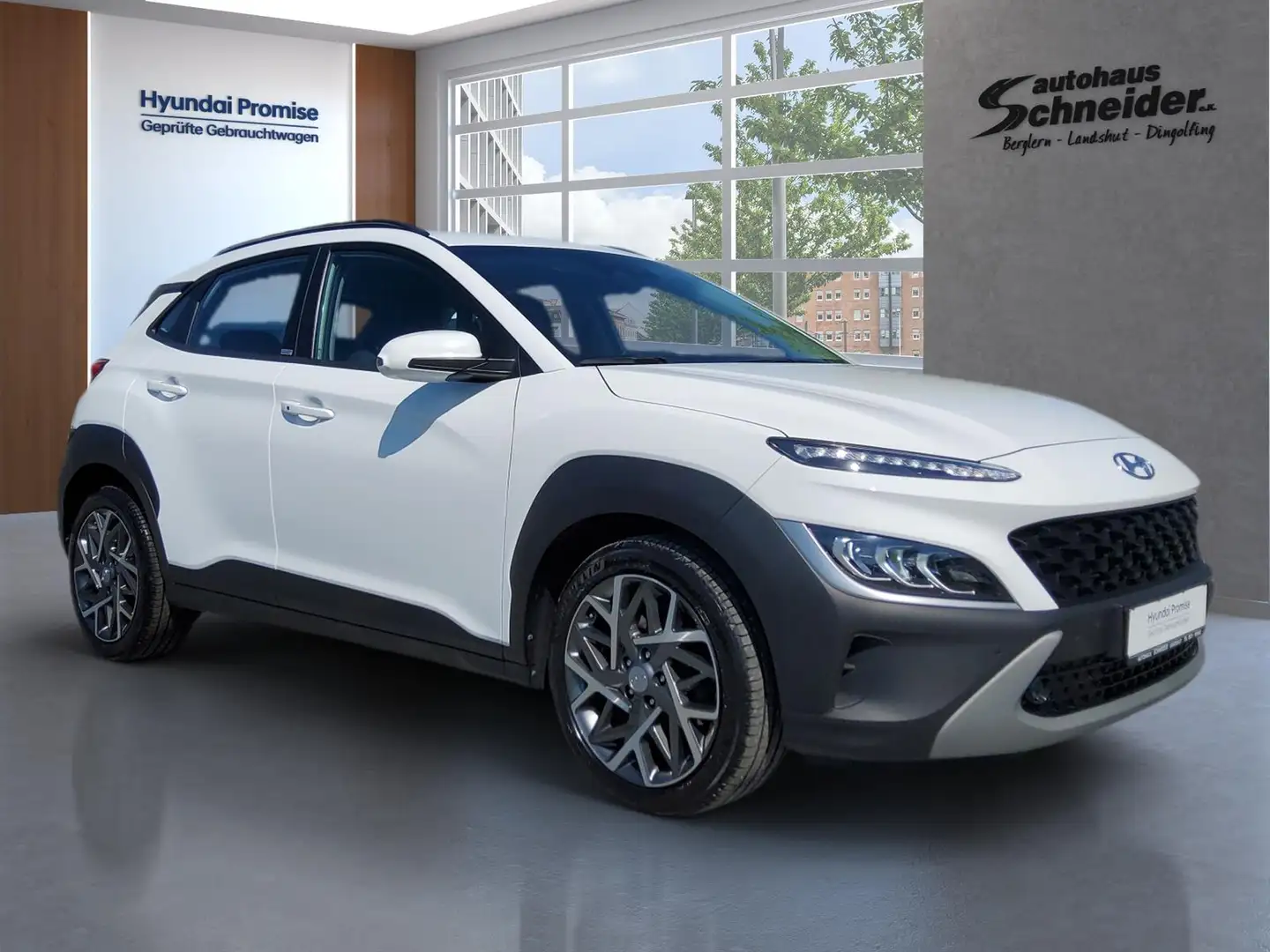 Hyundai KONA 1.6 GDI 6DCT Hybrid Trend NAVI/DAB/SHZ/KRELL SOUND Weiß - 2
