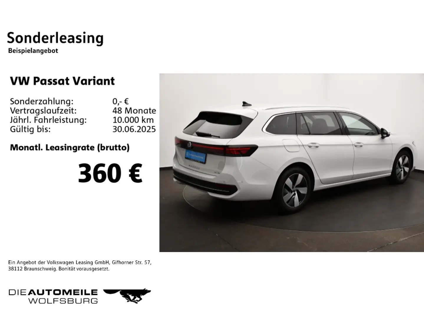Volkswagen Passat Variant 1.5 eTSI DSG Business neues Model Weiß - 2
