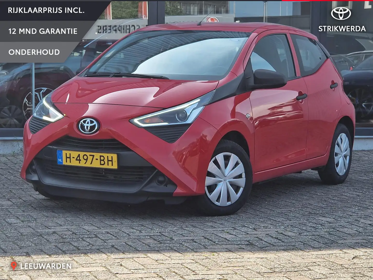 Toyota Aygo 1.0 VVT-i x-fun Airco Bluetooth Rouge - 1