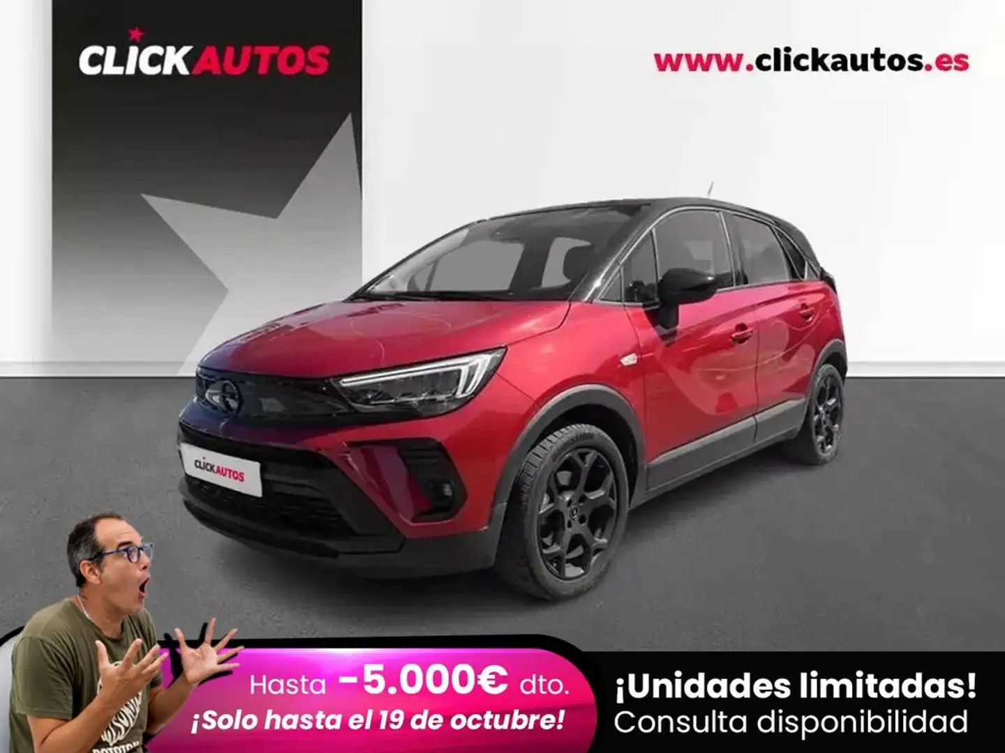 Opel Crossland 1.2 110CV GS-Line Elegance pack Rouge - 1