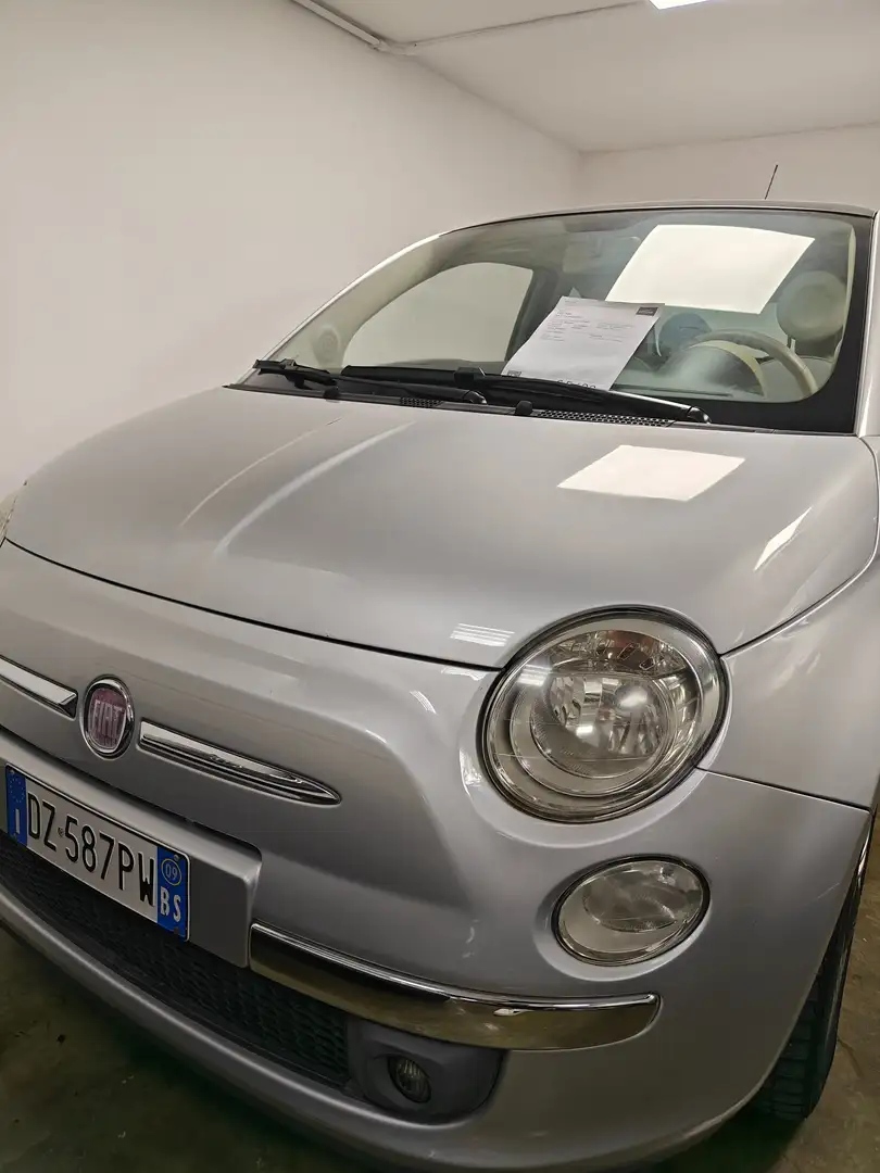 Fiat 500 500 III 1.2 Lounge 69cv Argent - 1