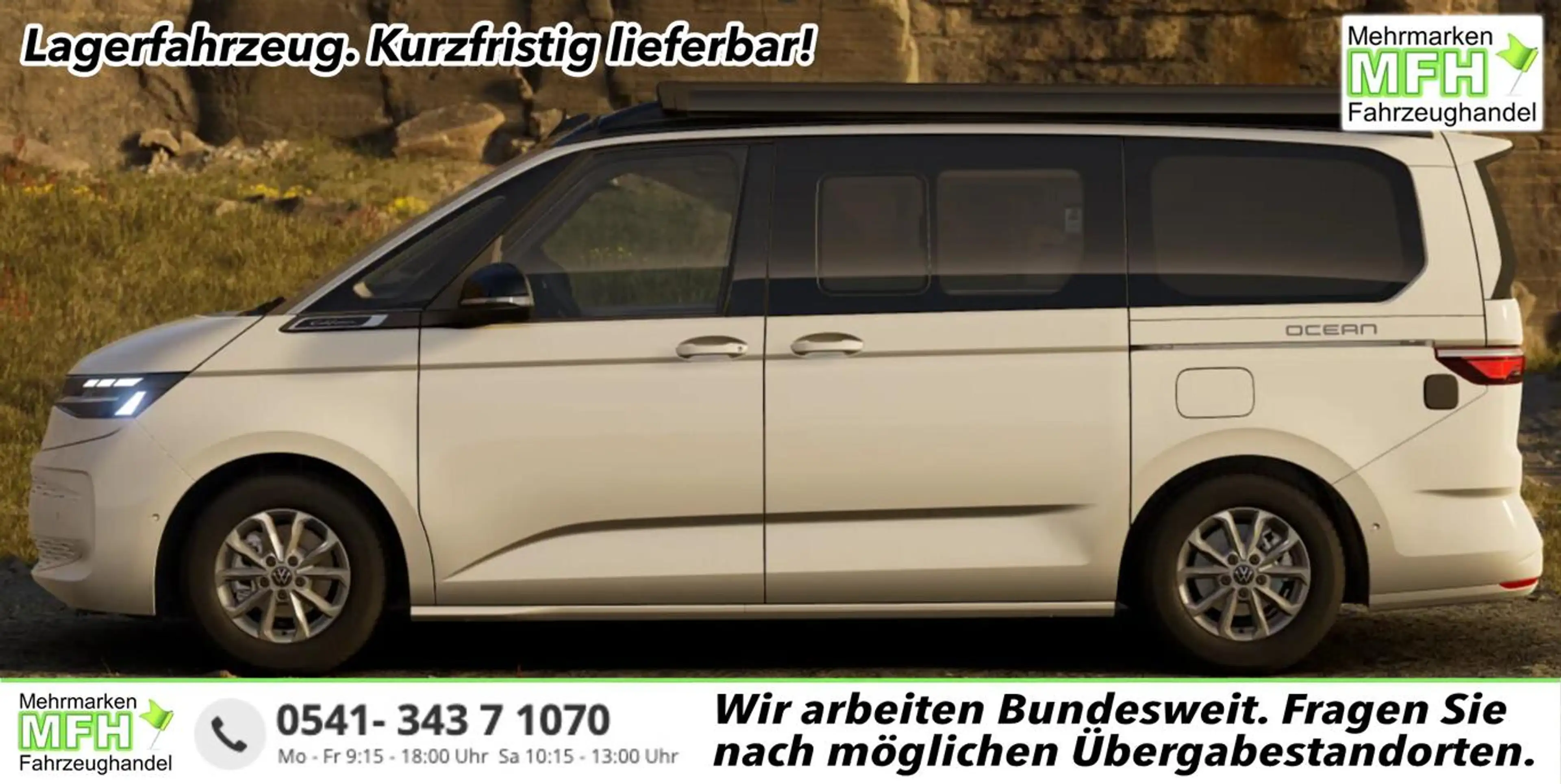 Volkswagen T7 California Ocean Markise ParkP StHz Keyl ACC 110 kW (150 P...