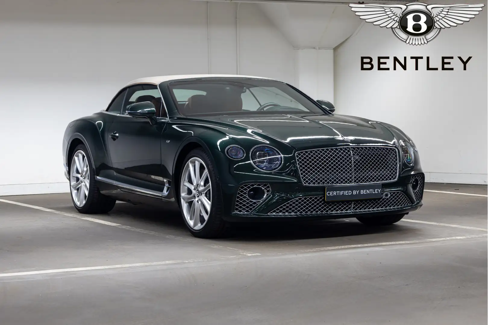 Bentley Continental GT Convertible V8 Vert - 1
