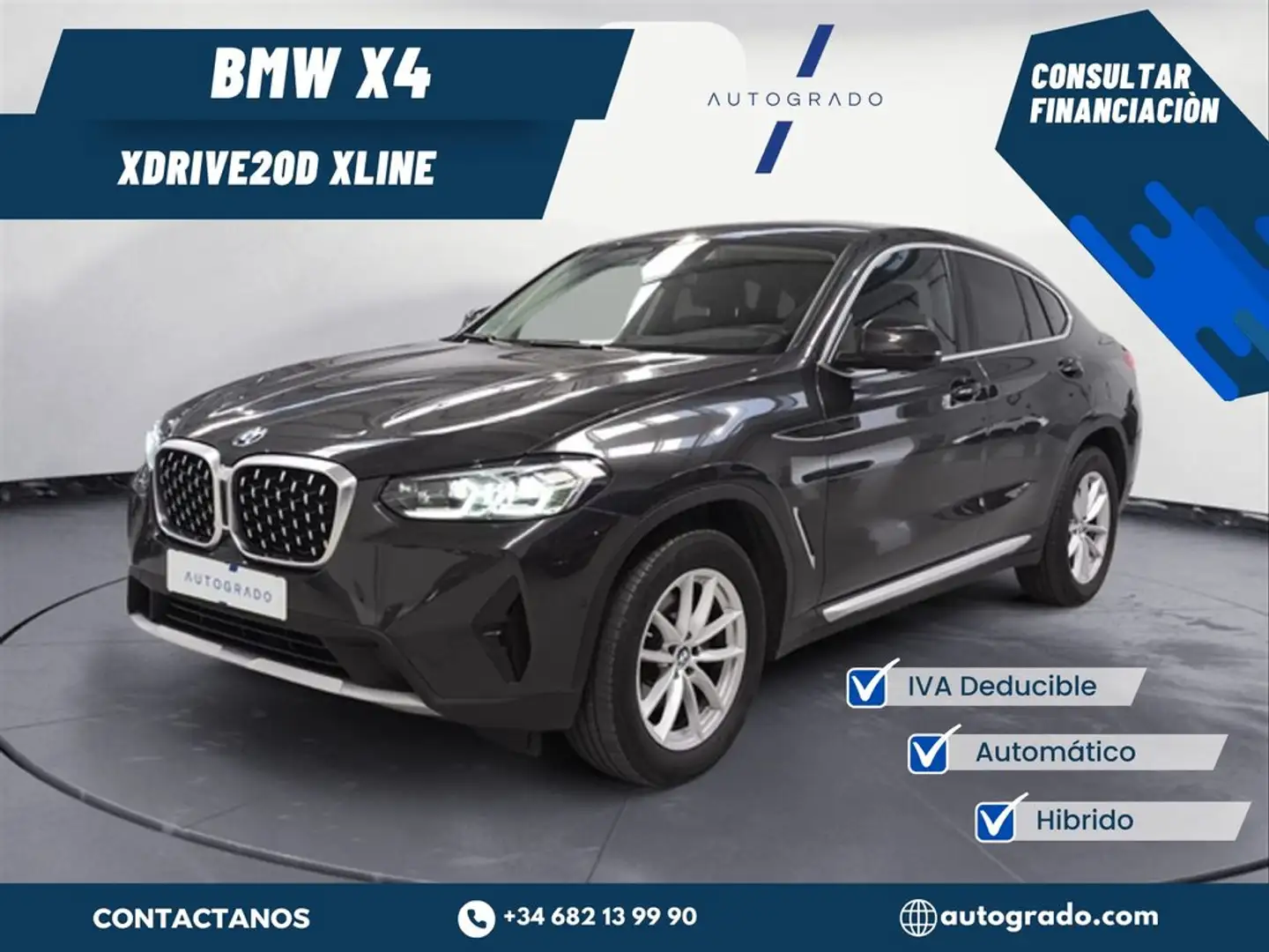 BMW X4 xDrive20d xLine Grau - 1
