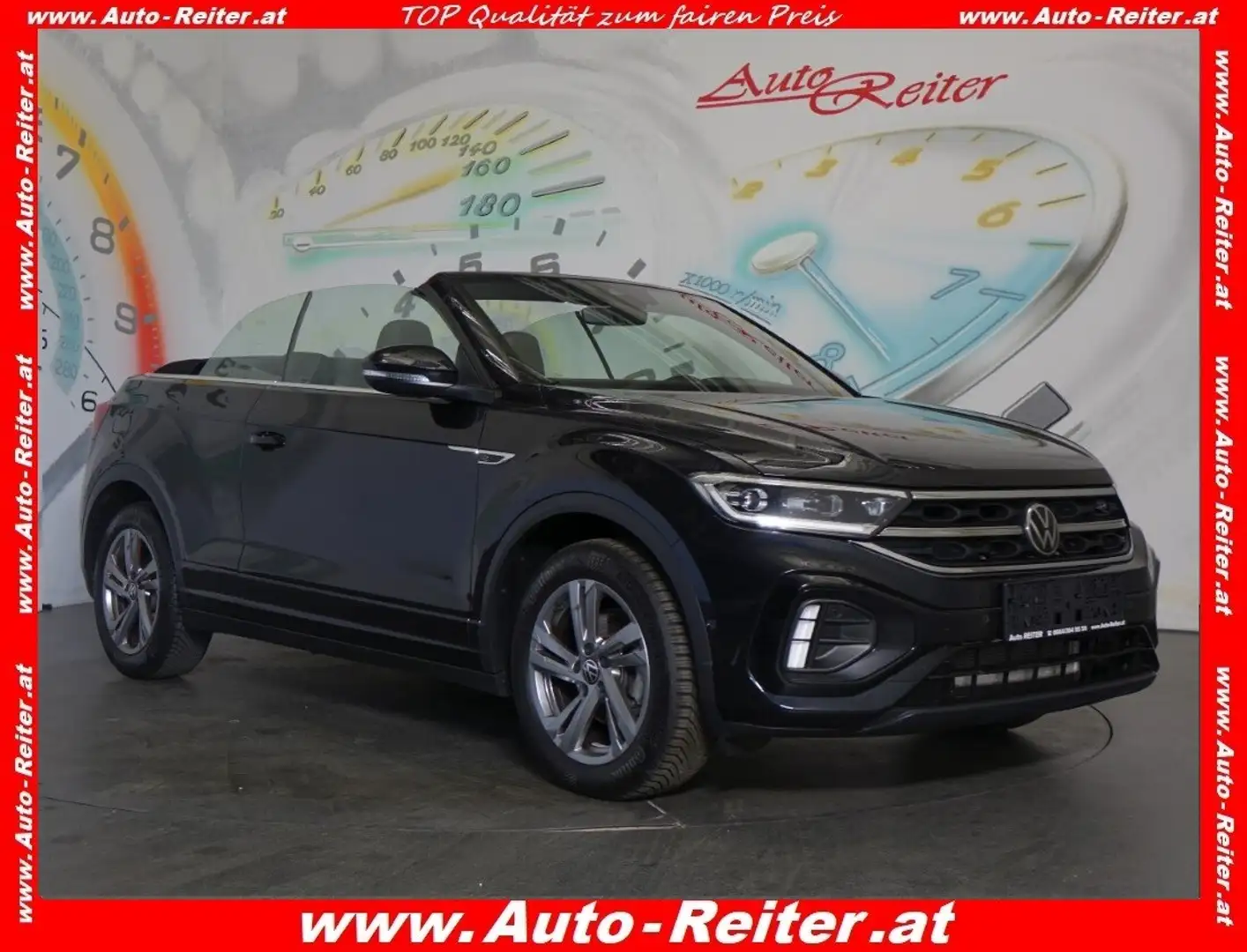 Volkswagen T-Roc Cabrio 1,5 TSI ACT R-Line DSG *LED, NAVI, CARPLAY* Schwarz - 1