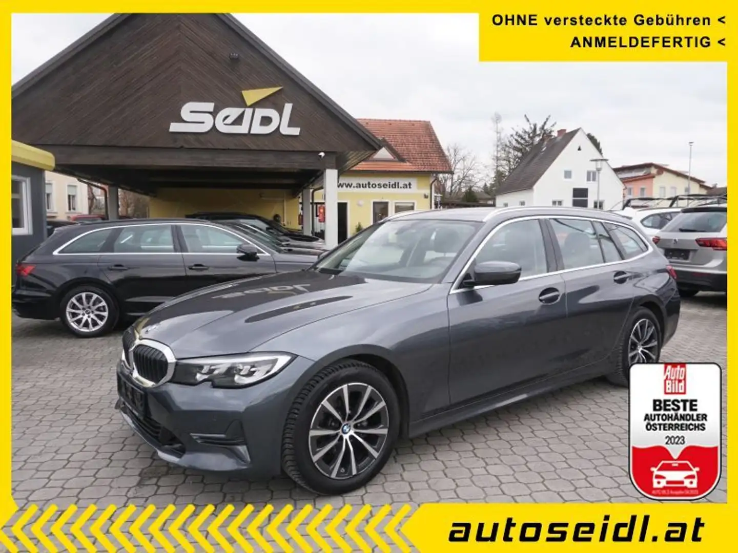 BMW 318 d Touring Aut. *2021er+LED+NAVI* Grau - 1