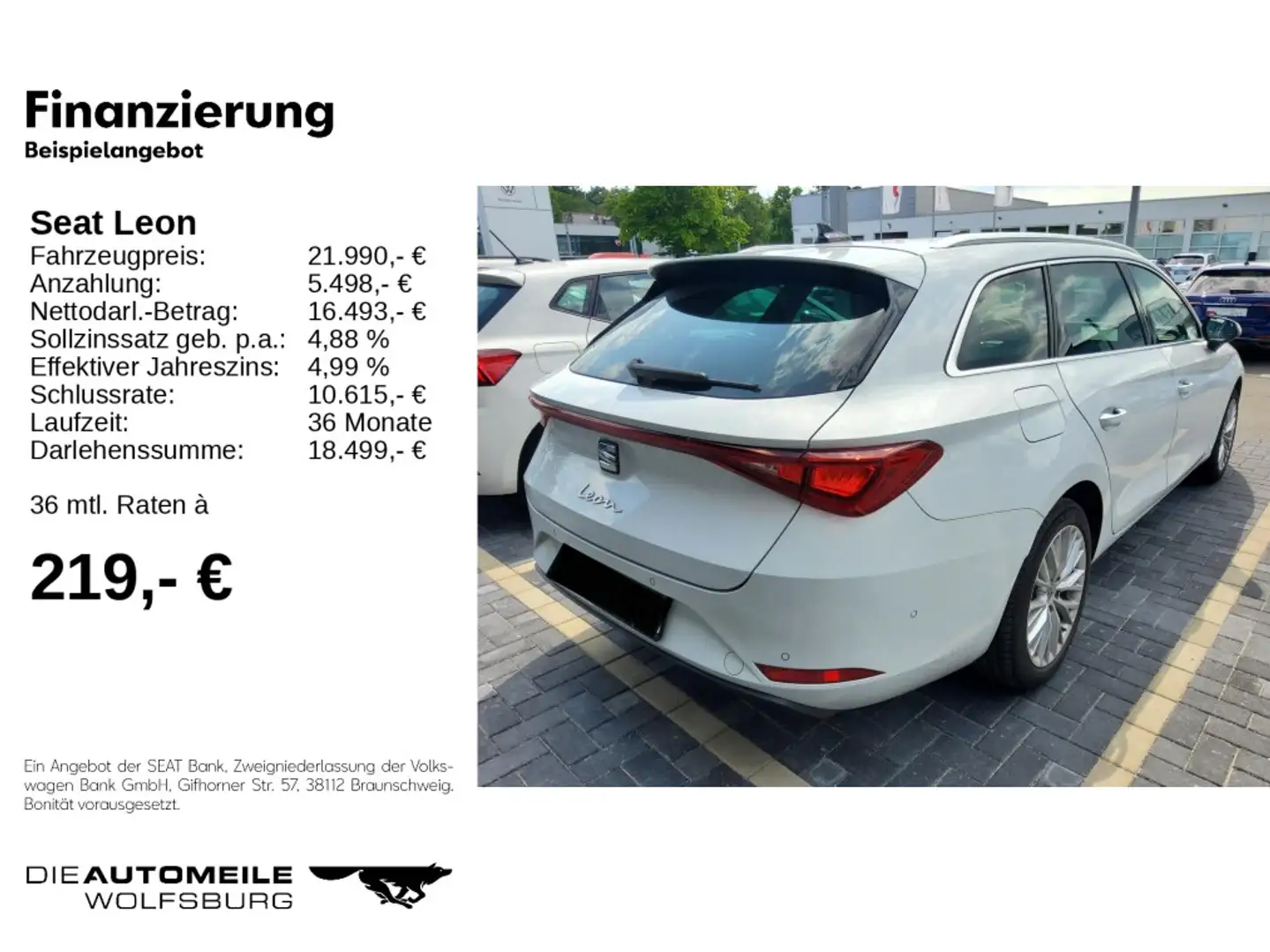 SEAT Leon ST 1.5 TSI DSG Xcellence Rückfahrkam/LED/AH Wit - 2