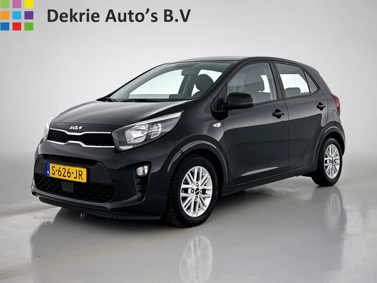 Kia Picanto 1.0 DPi 5Drs. DynamicLine / Airco / Lm velgen / Cr Zwart - 1