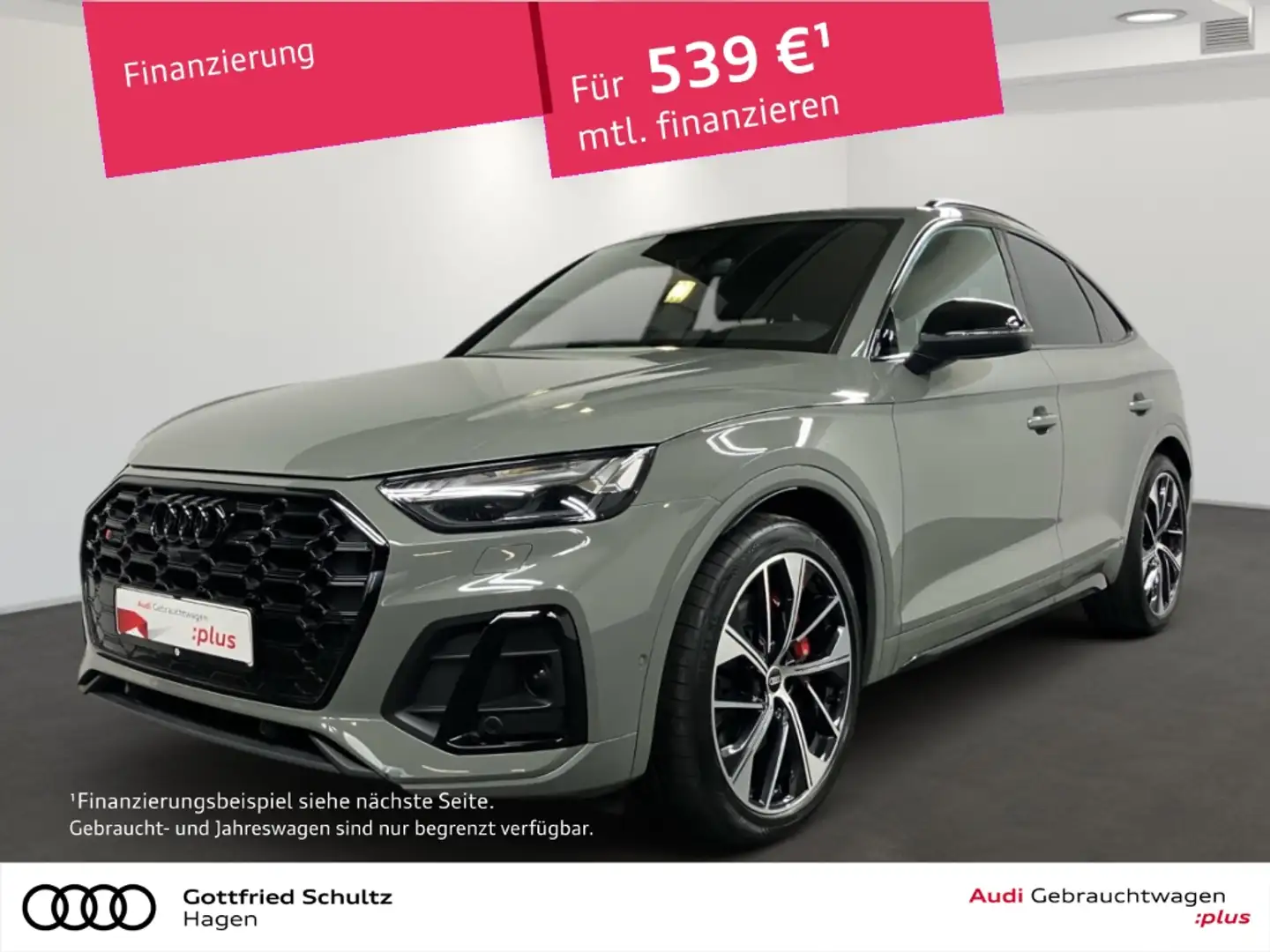 Audi SQ5 Sportback TDI qu. tiptr. MATRIX NAV PAN AHK HUD Grau - 1
