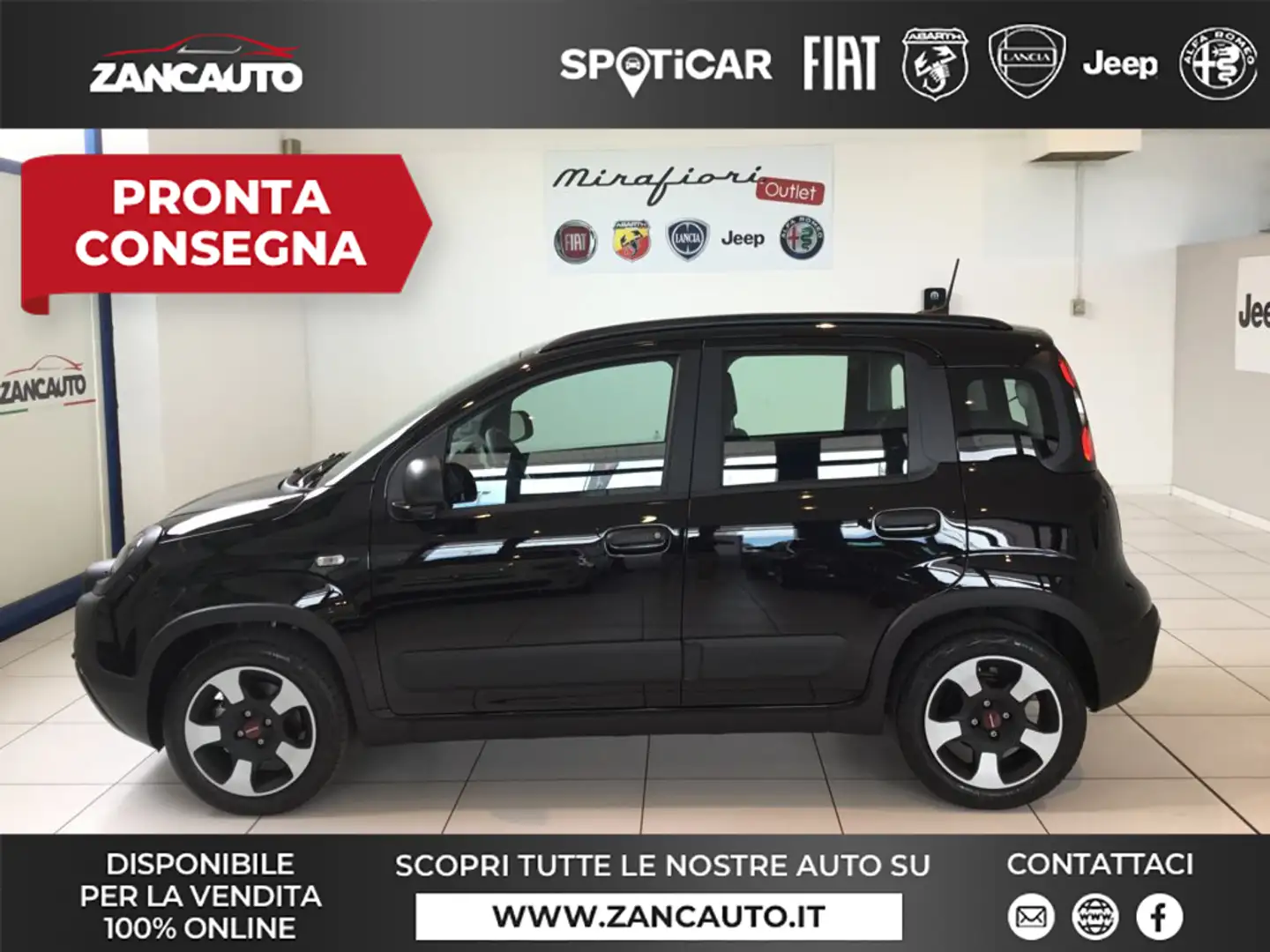 Fiat Panda 1.0 FireFly S&S Hybrid City Cross Negro - 1