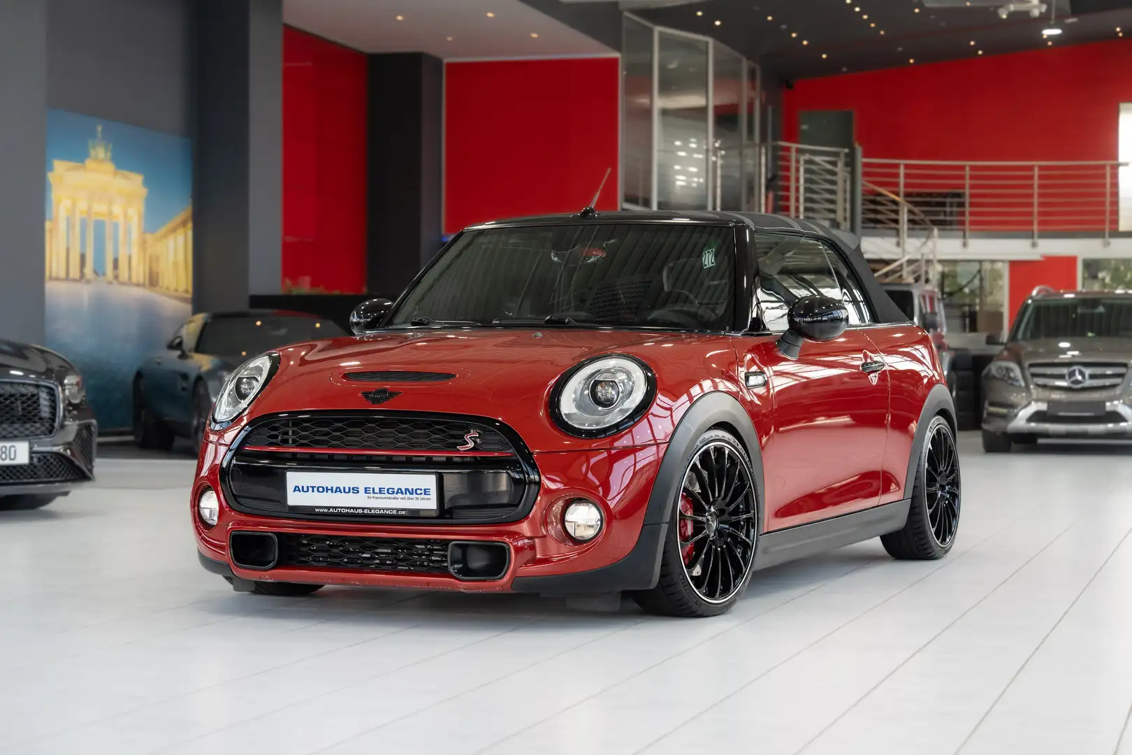MINI Cooper S Cabrio *WORKS UMBAU*H/K*SPORTSITZE*ABGAS Rouge - 1