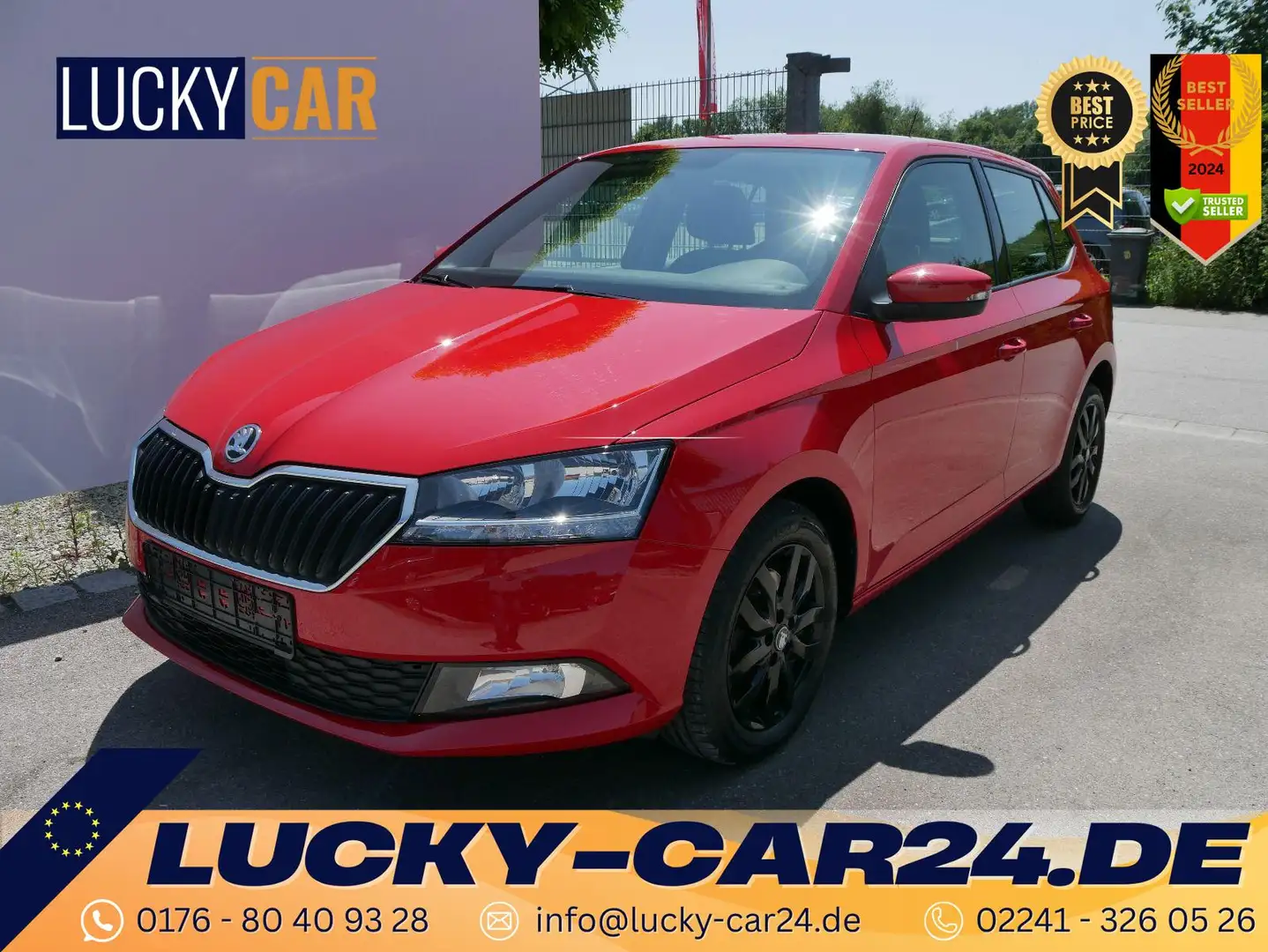 Skoda Fabia Ambition 1.0 TSI DSG * WINTERPAKET RÜCKFAHRKAME... Rot - 1