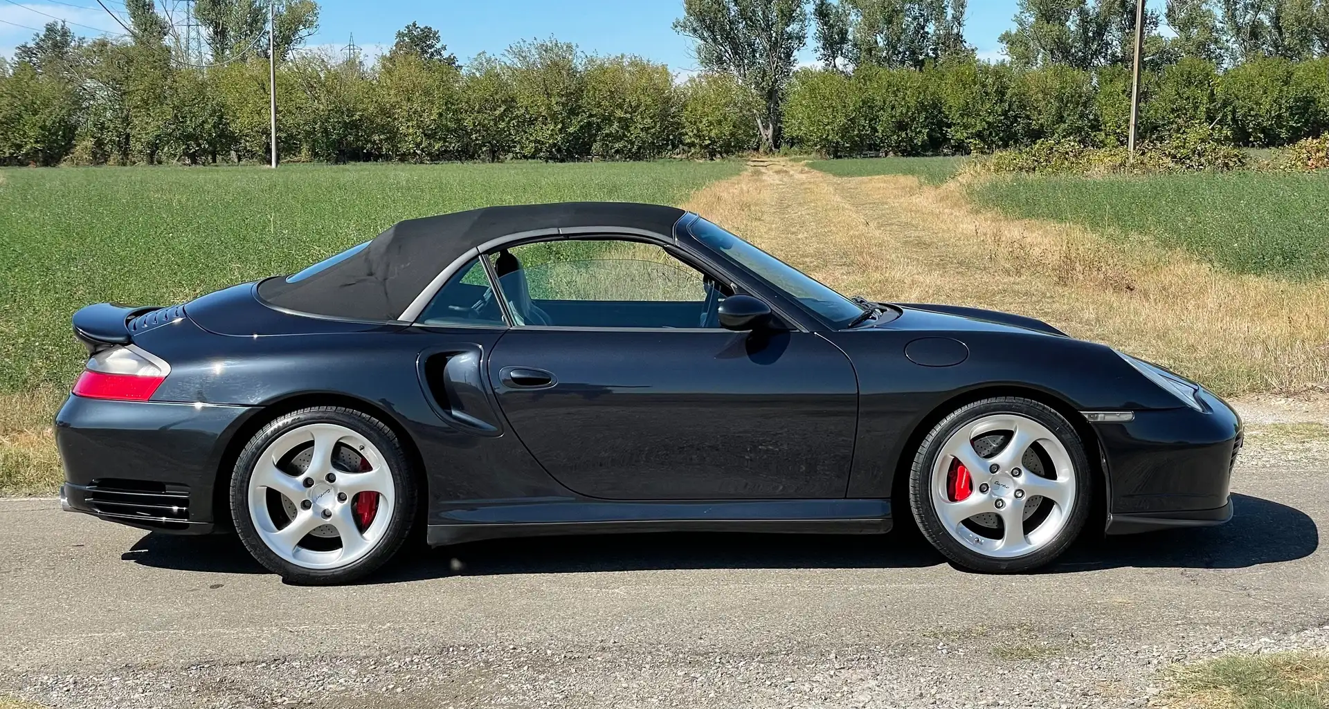 Porsche 996 911 Turbo cabrio X50 WLS 450CV sedili sport book Gris - 1
