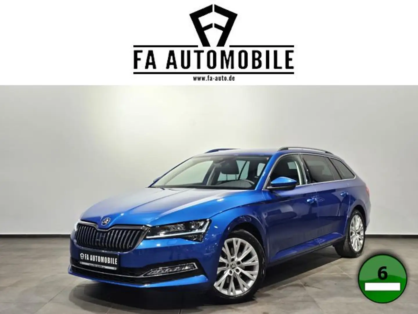 Skoda Superb Sport Matrix Navi Virtual Kameras AHK ACC Blau - 1