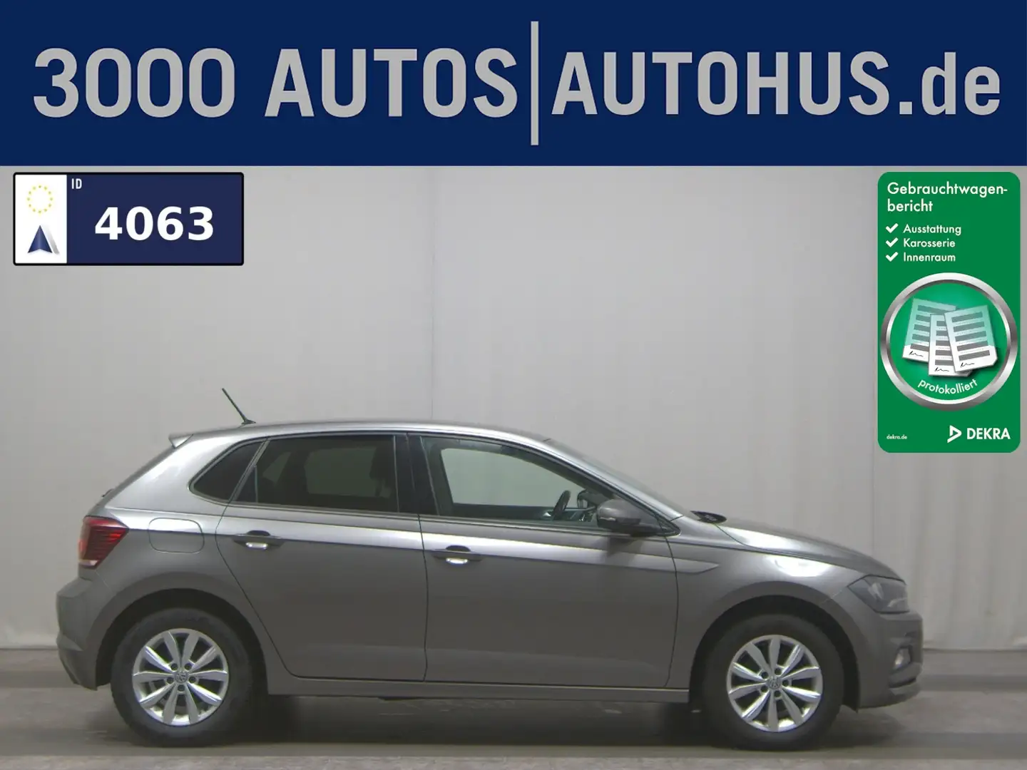 Volkswagen Polo 1.6 TDI Highline ACC PDC Klima Grau - 1