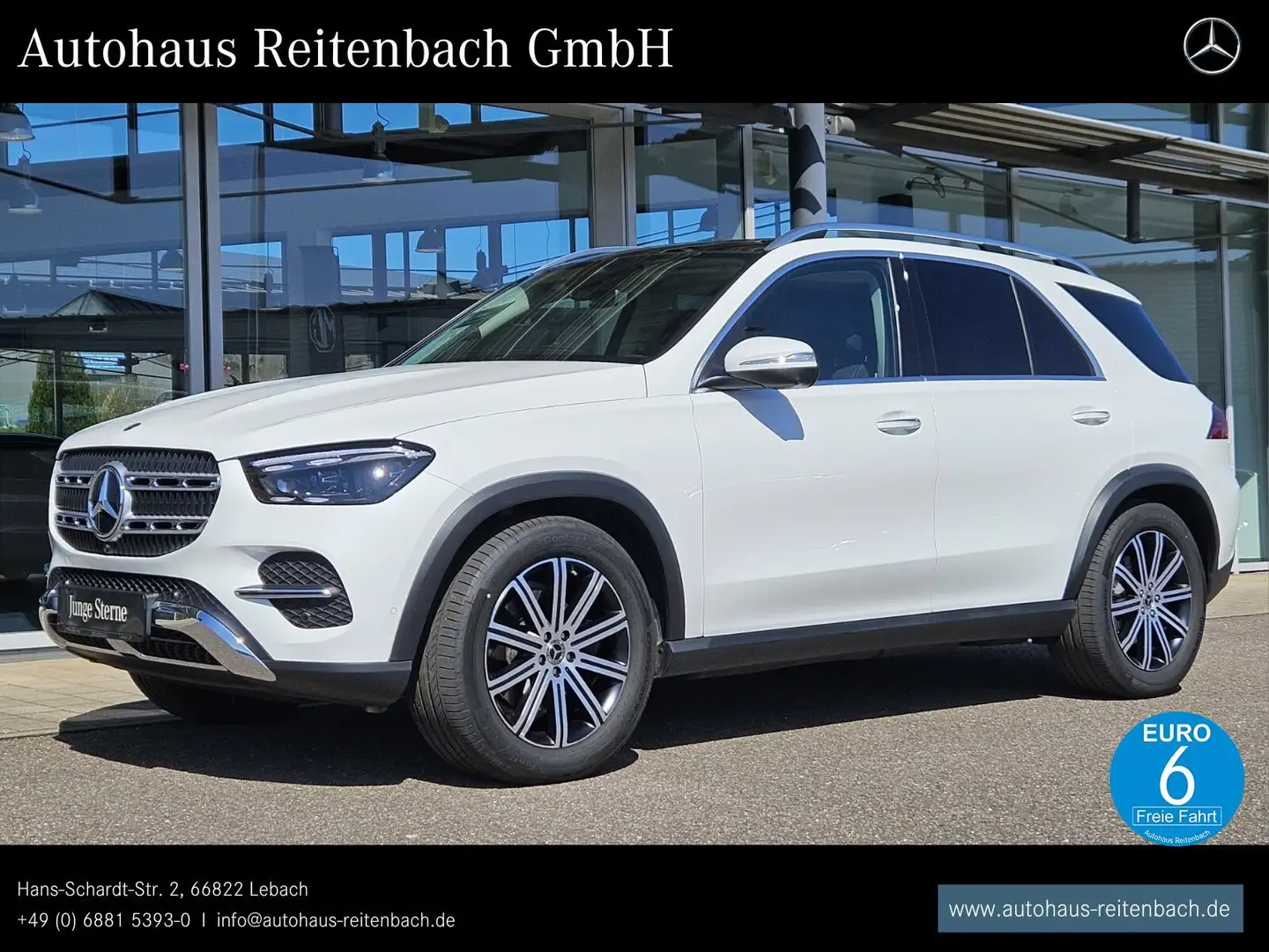 Mercedes-Benz GLE 300 GLE300d 4M STANDHZG+AHK PANO+AIRMATIC+HUD+BURMES Weiß - 1