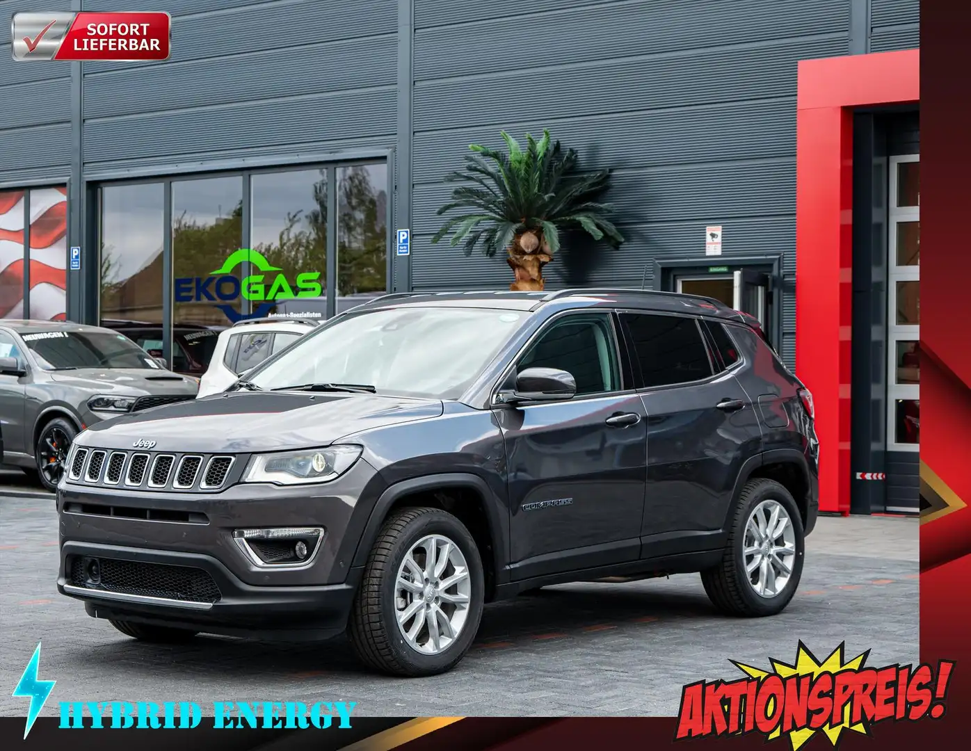 Jeep Compass Limited Plug-In Hybrid 1,3l,Tempomat Szary - 1