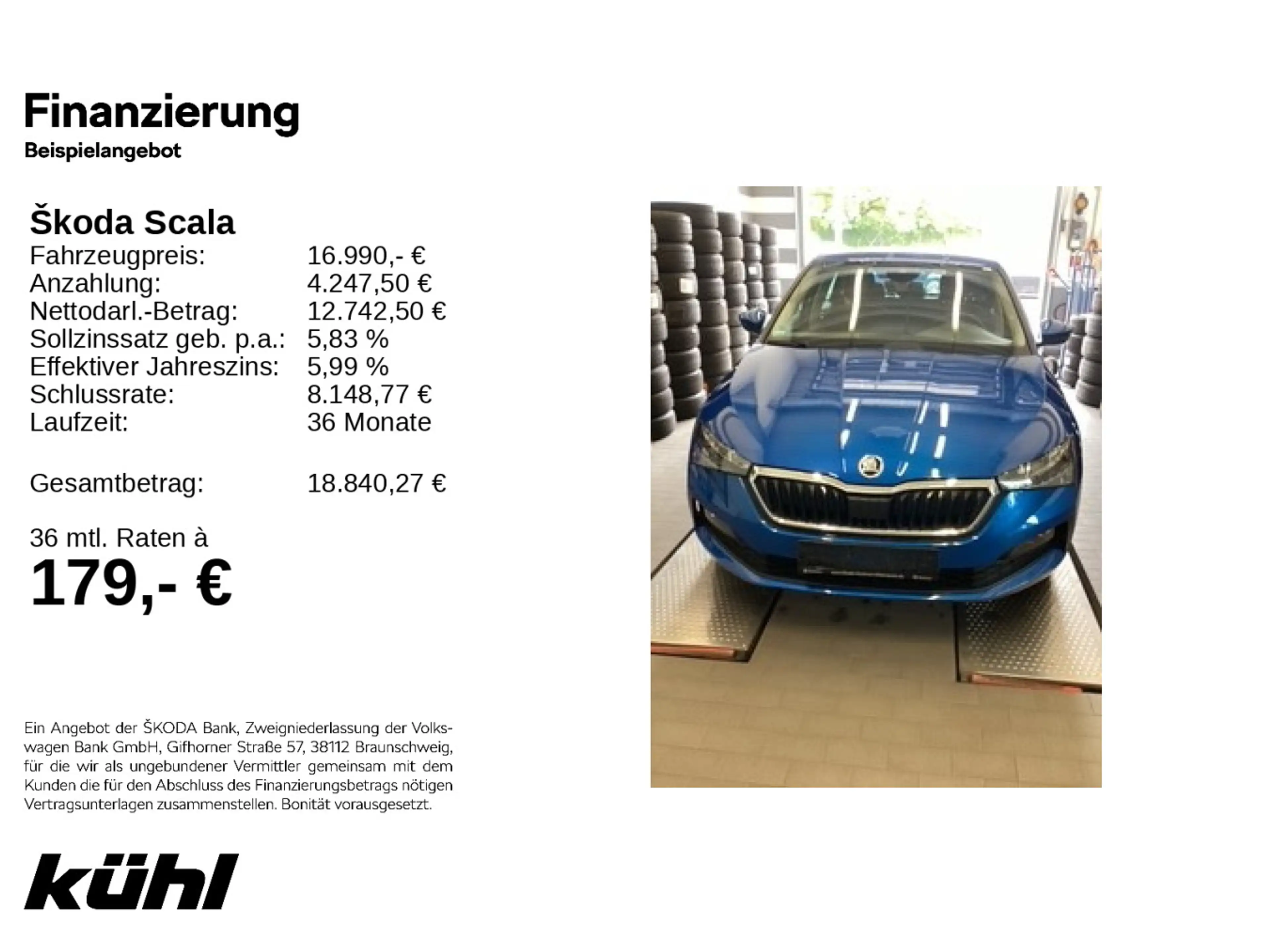 Skoda Scala 1.0 TSI Tour