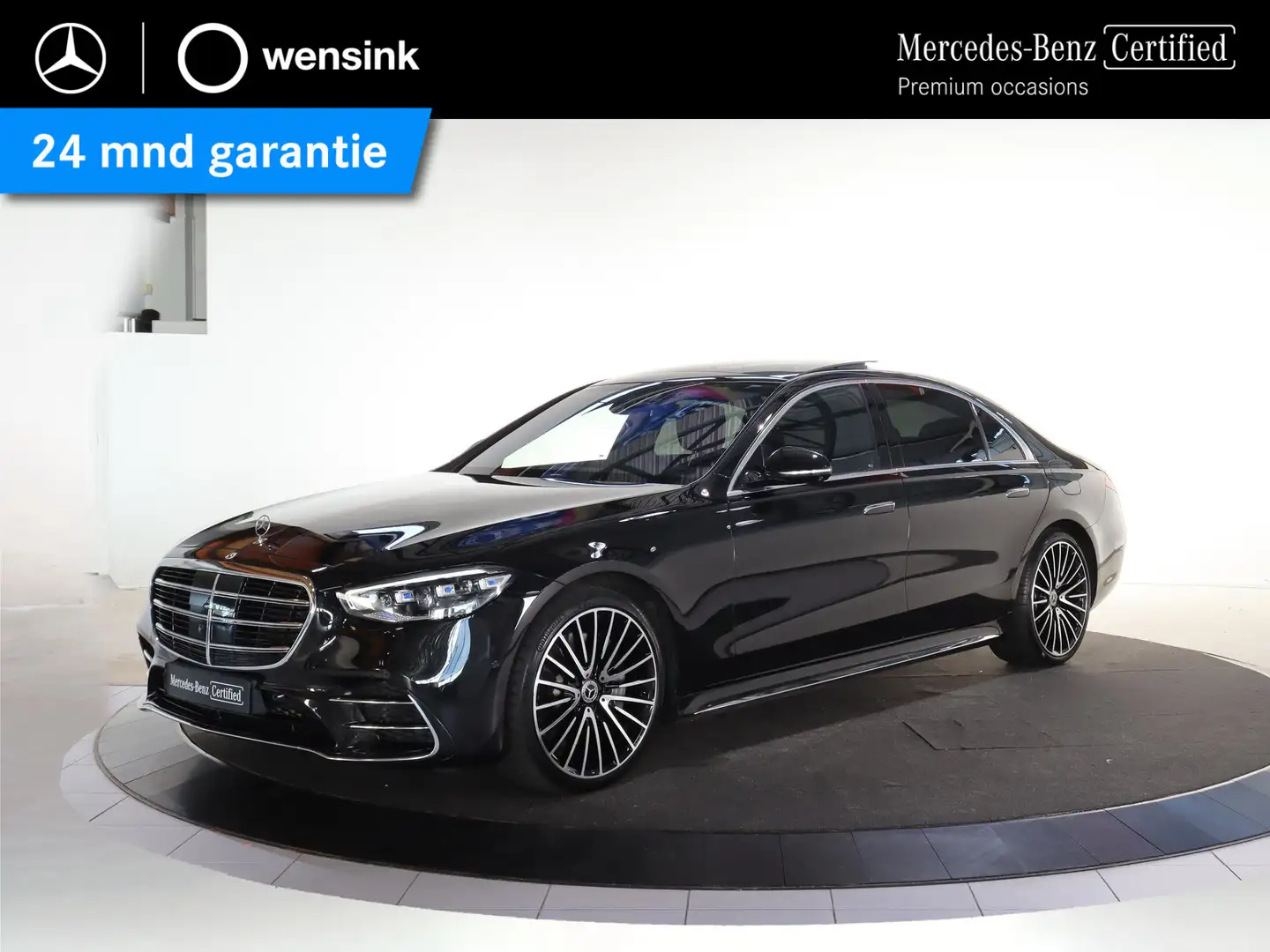 Mercedes-Benz S 580 e 4MATIC Lang AMG Line | Burmester | 20" lichtmeta Zwart - 1