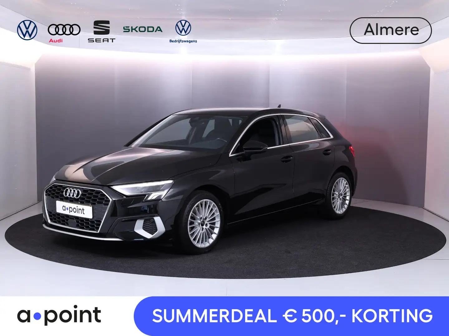 Audi A3 Sportback 30 TFSI Business edition 110 pk S-tronic Zwart - 1