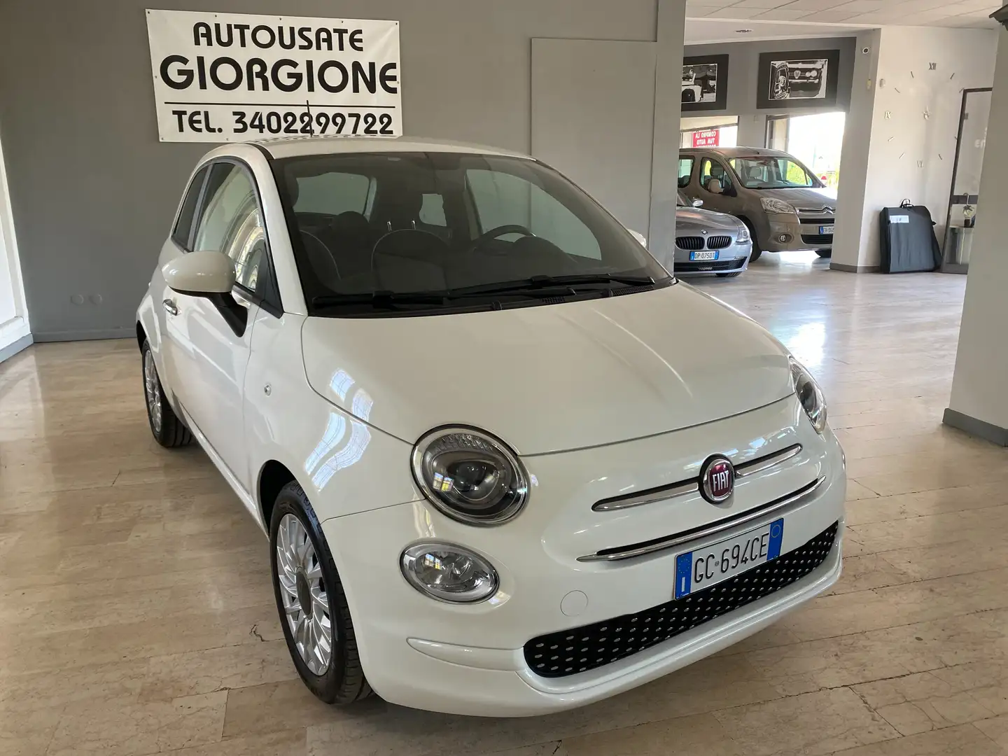 Fiat 500 1.2 Easy Power (GPL) Lounge  Per Neopatentati Weiß - 1