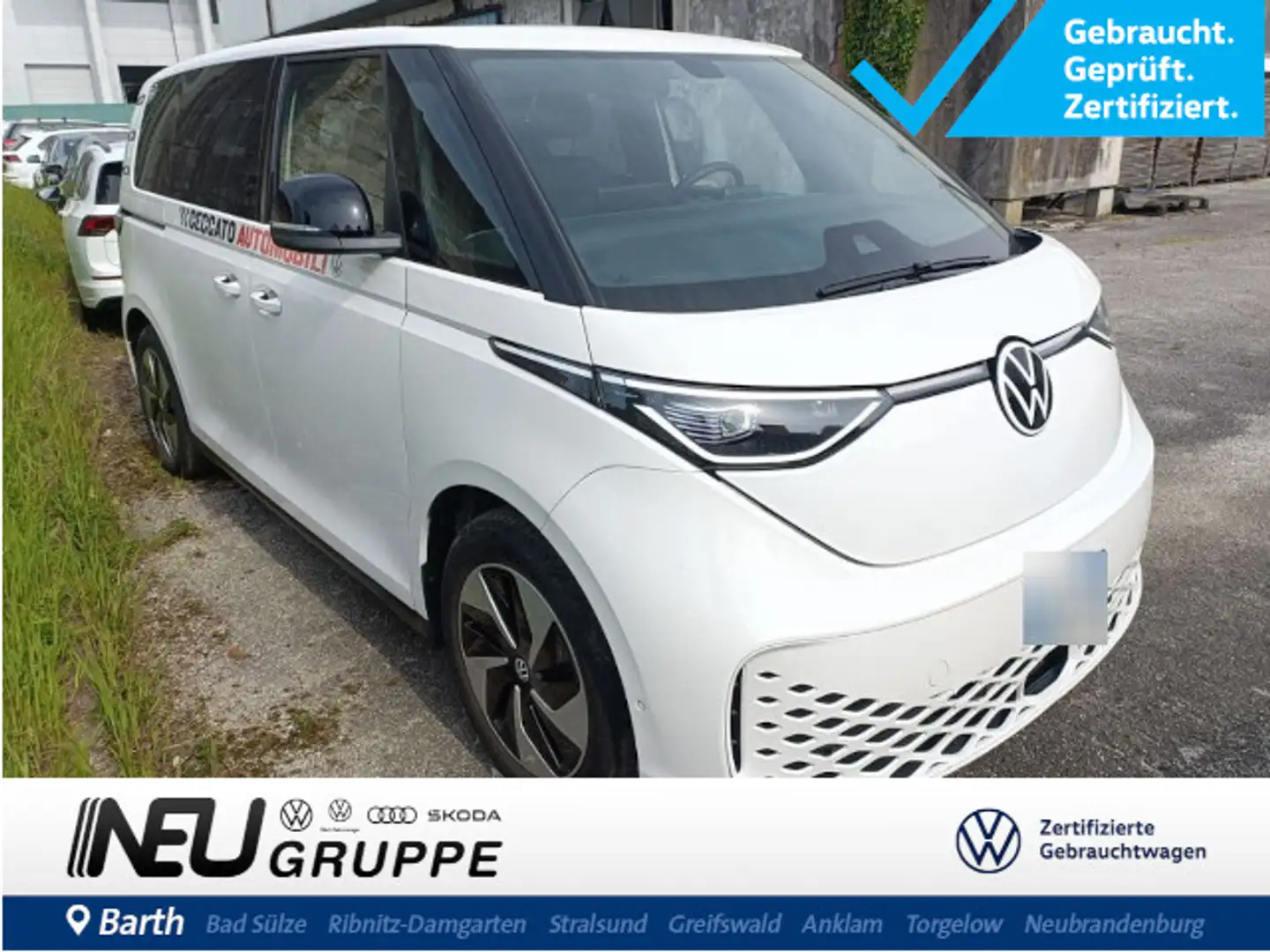 Volkswagen ID. Buzz Pro MATRIX-Navi-ACC-el. Heckklappe Weiß - 1