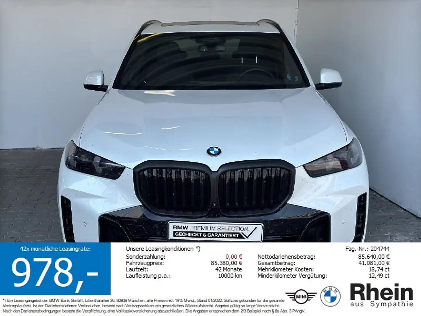 BMW X5 xDrive40dA M Sport LiveCock.LED.SkyLounge.AHK Weiß - 2