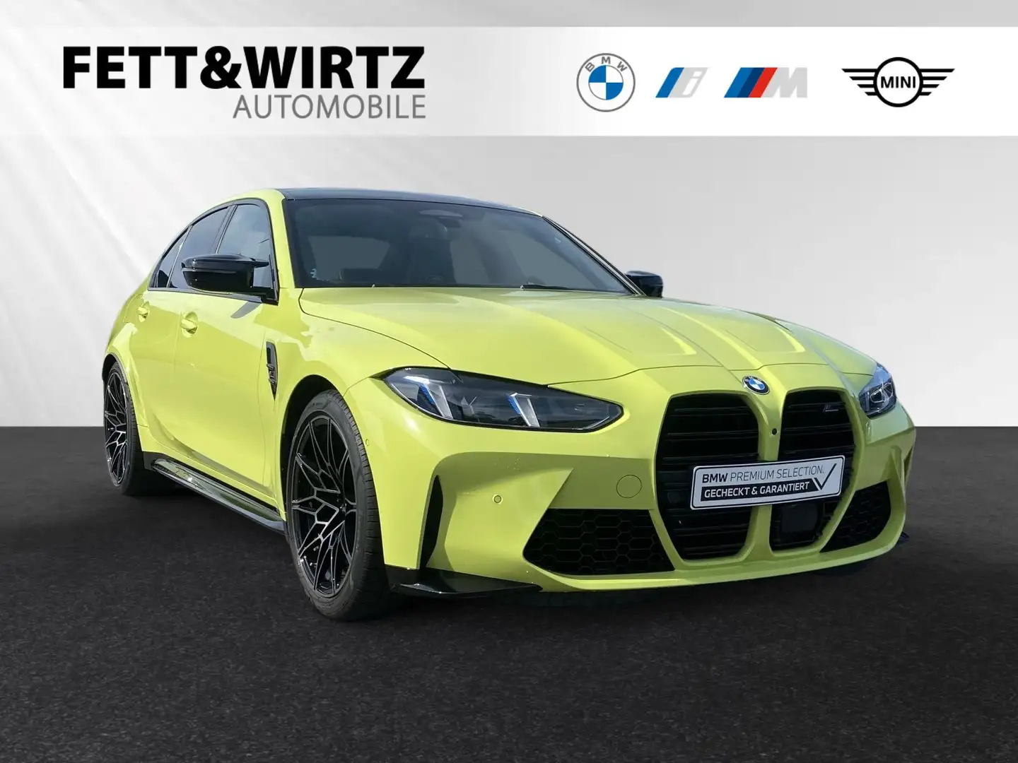 BMW M3 Competition Competition|DAProf.|H/K|LCProf. Gelb - 1