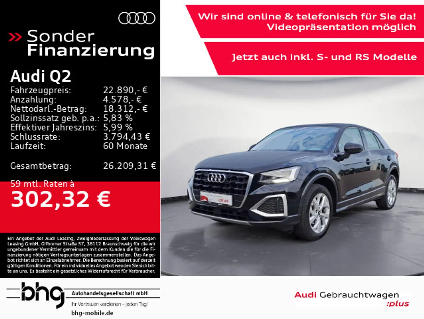 Audi Q2 35 TFSI S-tronic advanced Pano Climatronic Zwart - 1