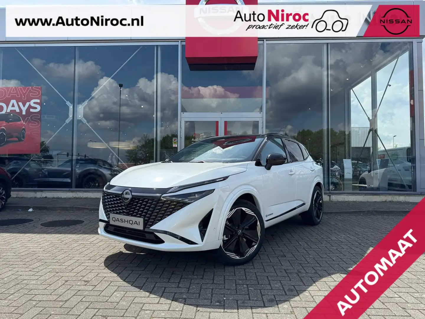 Nissan Qashqai e-Power 190 N-Design | TWO-TONE | PANORAMADAK | CO Blanc - 1