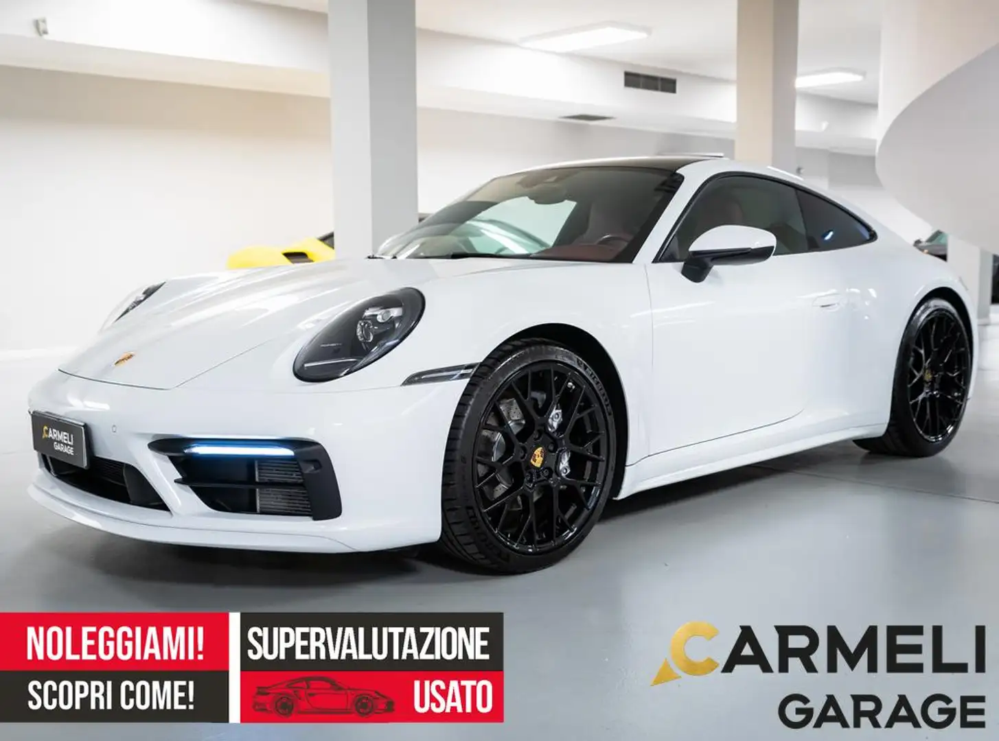 Porsche 992 911 IVA ESPOSTA-CERCHI 21 SPYDER-SPORT DESIGN Wit - 1