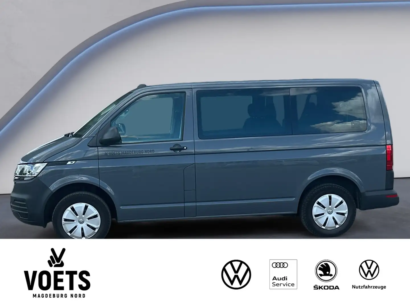 Volkswagen T6.1 Transporter Kombi 2.0TDI DSG Navi+AHK Grau - 2