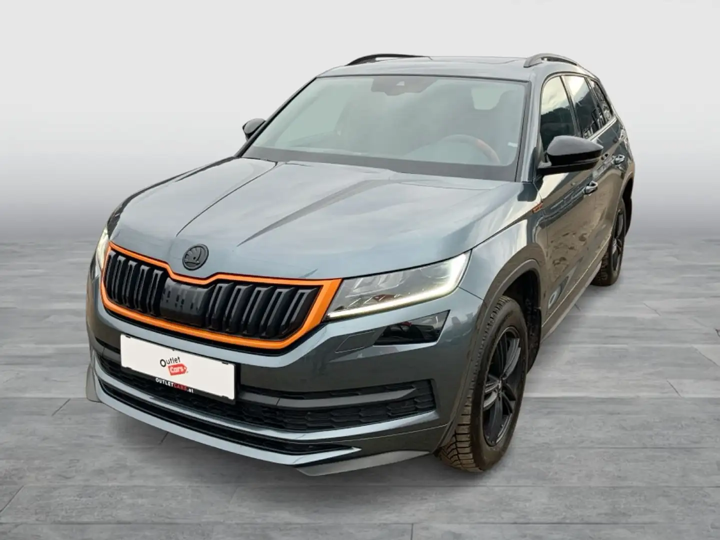 Skoda Kodiaq 2.0 TDI 4x4 Sportl. LED+Pano+RADAR+ALCANT. Grau - 2