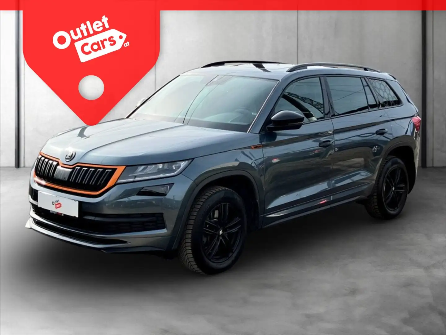 Skoda Kodiaq 2.0 TDI 4x4 Sportl. LED+Pano+RADAR+ALCANT. Grau - 1
