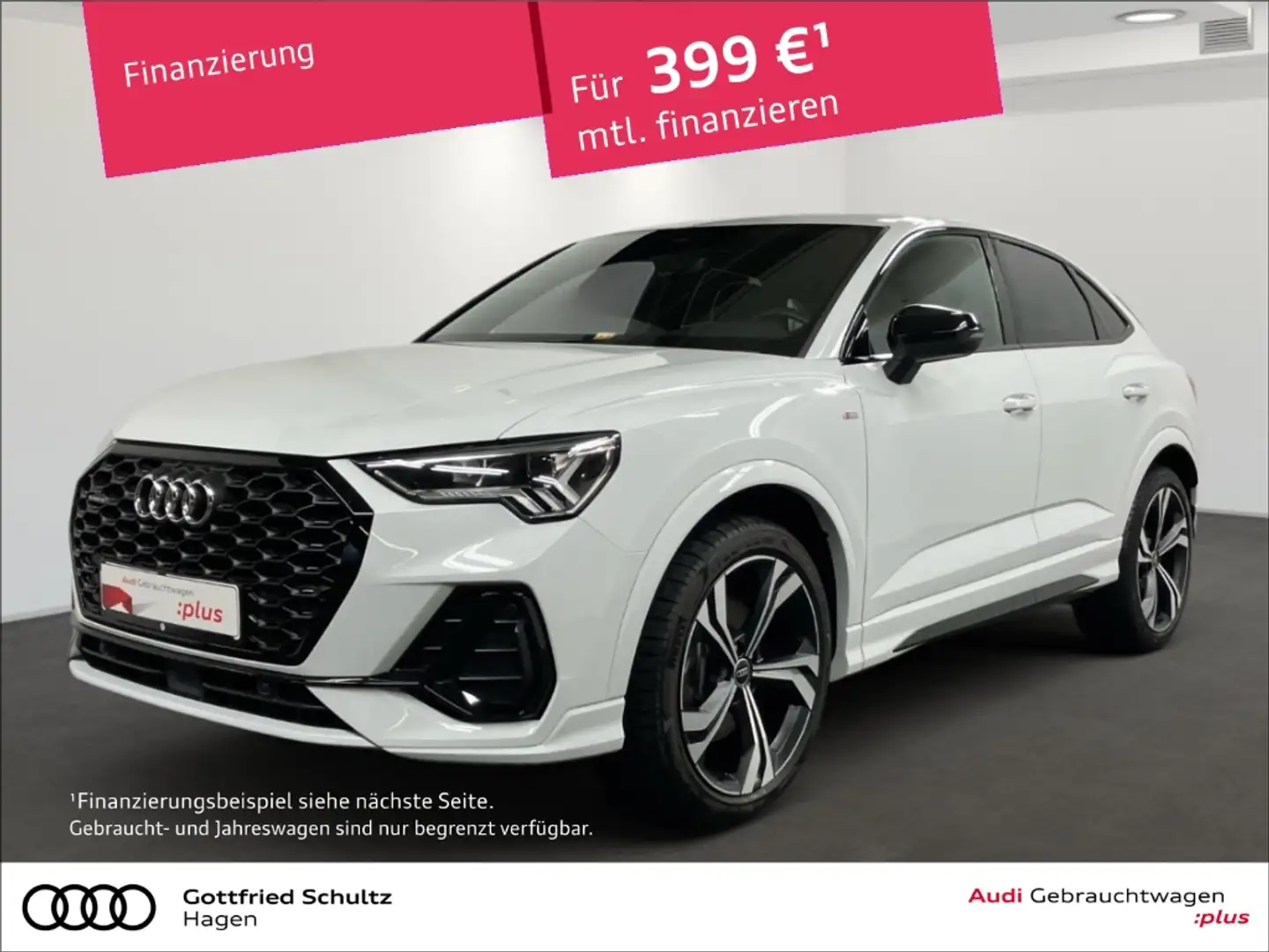 Audi Q3 Sportback 40 TFSI qu. S-tronic S line LED NAV SHZ Weiß - 1